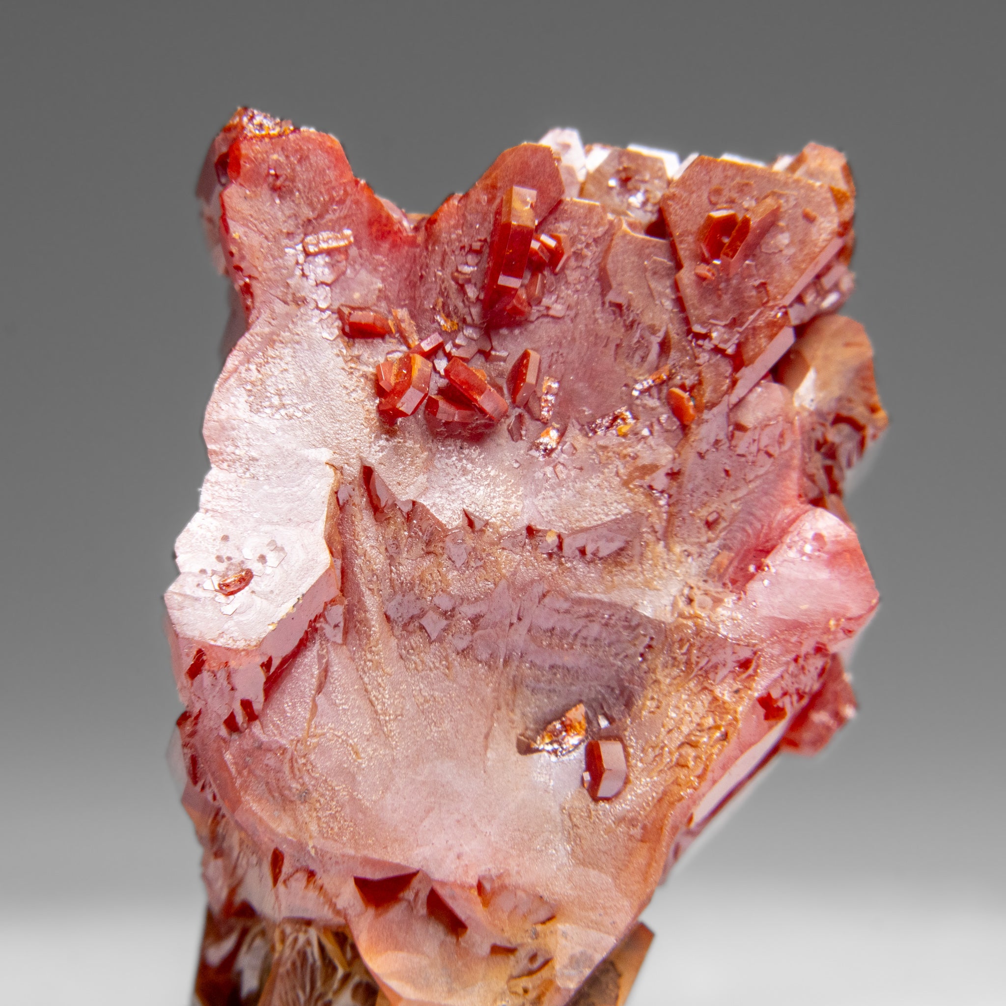 Vanadinite (Parallel Hoppered Growth) Crystal Cluster from Morocco (32.1 grams)