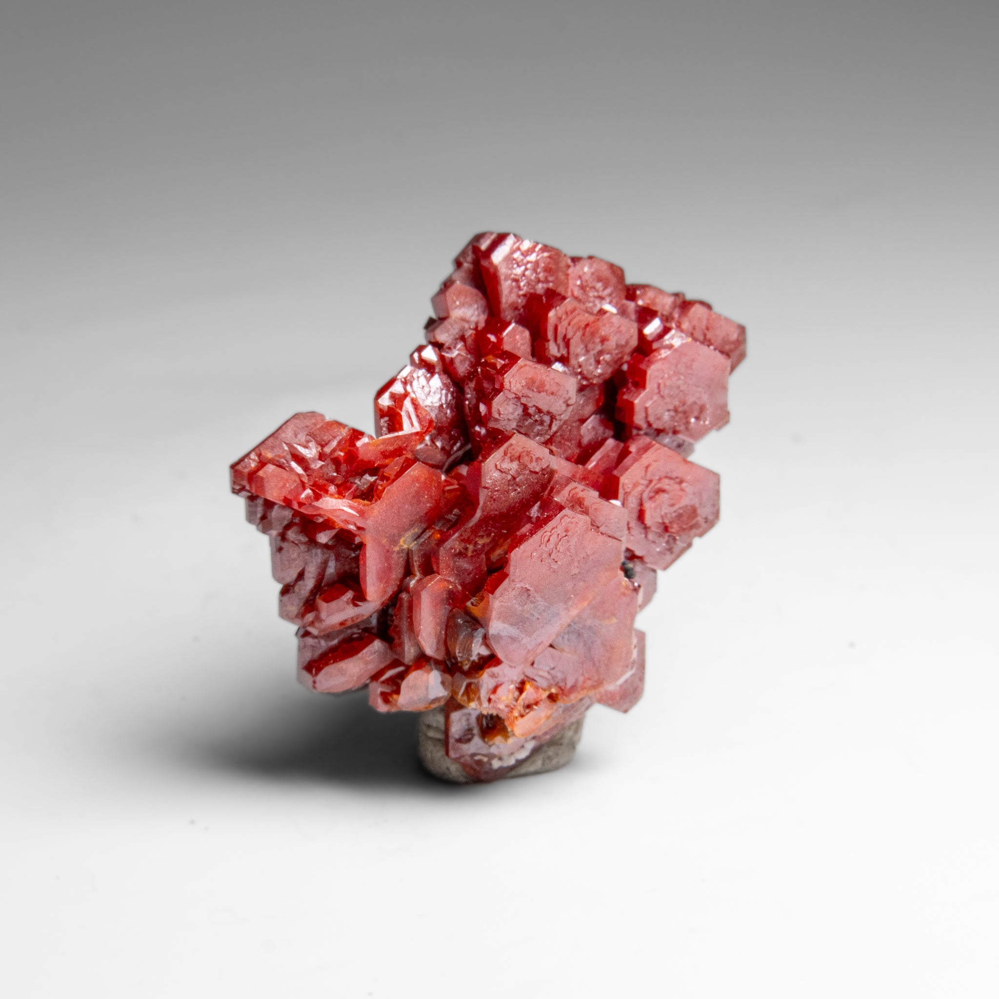Vanadinite (Parallel Hoppered Growth) Crystal Cluster from Morocco (65.3 grams)