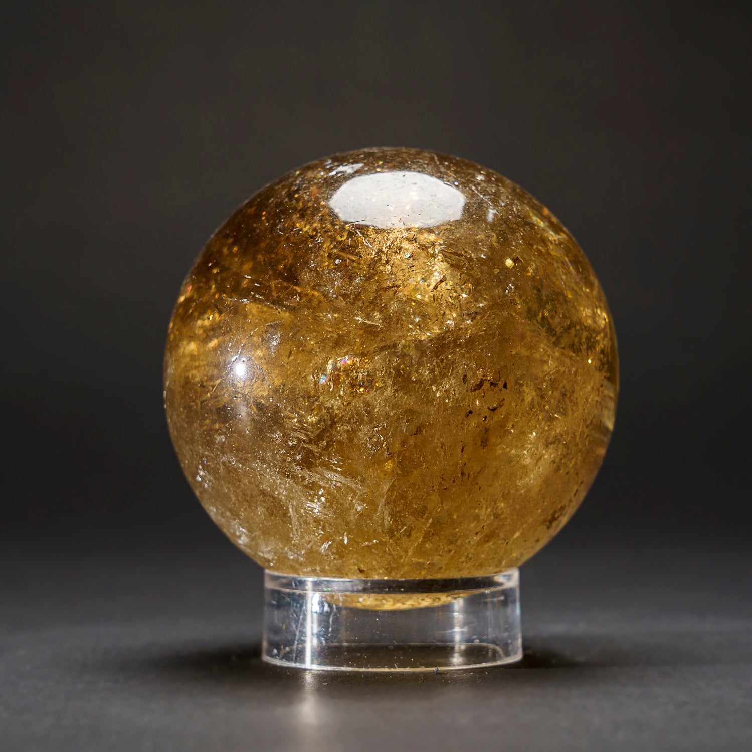 Genuine Polished Smoky Quartz Sphere (3", 1.5 lbs)