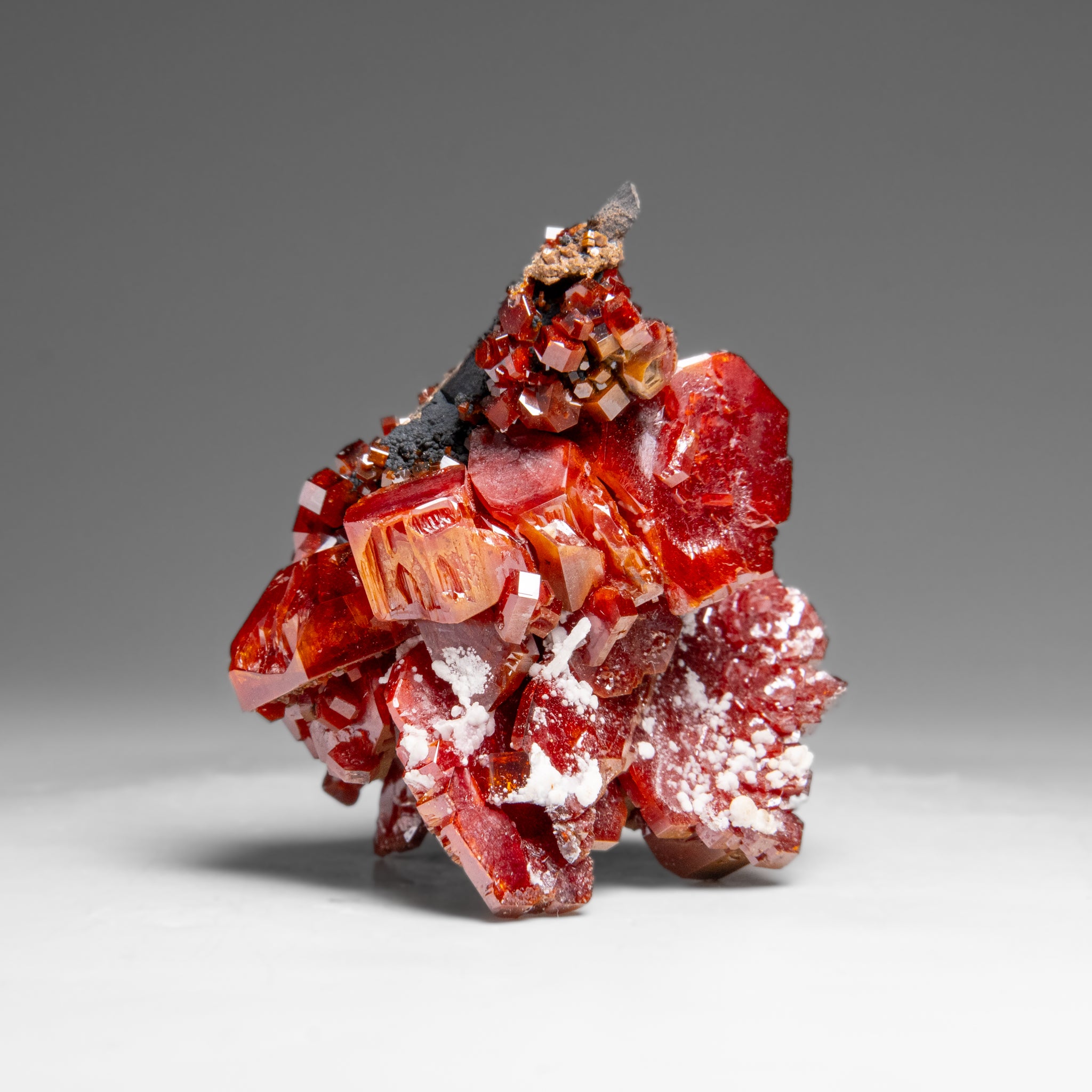 Vanadinite (Parallel Hoppered Growth) Crystal Cluster from Morocco (146.7 grams)