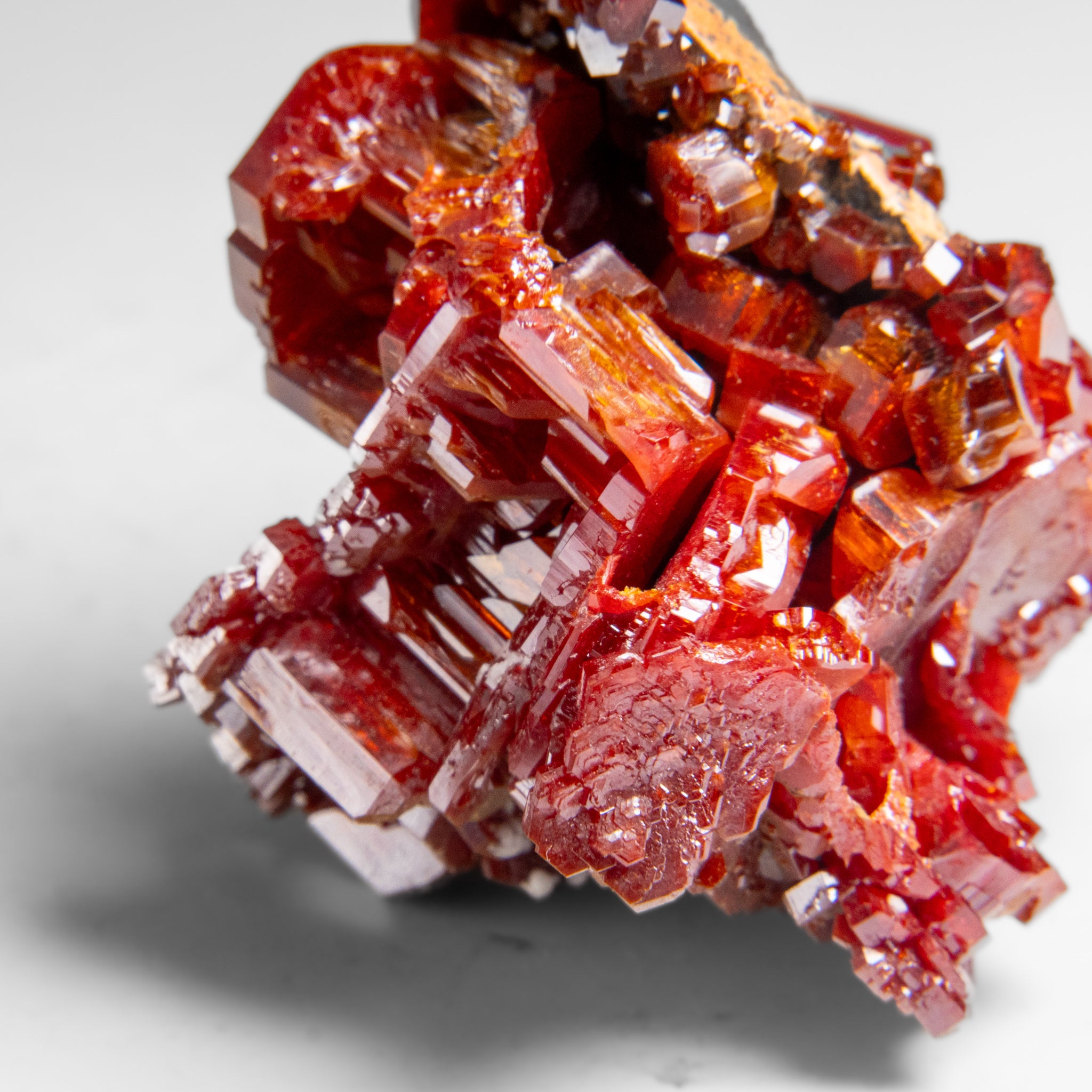 Vanadinite (Parallel Hoppered Growth) Crystal Cluster from Morocco (146.7 grams)