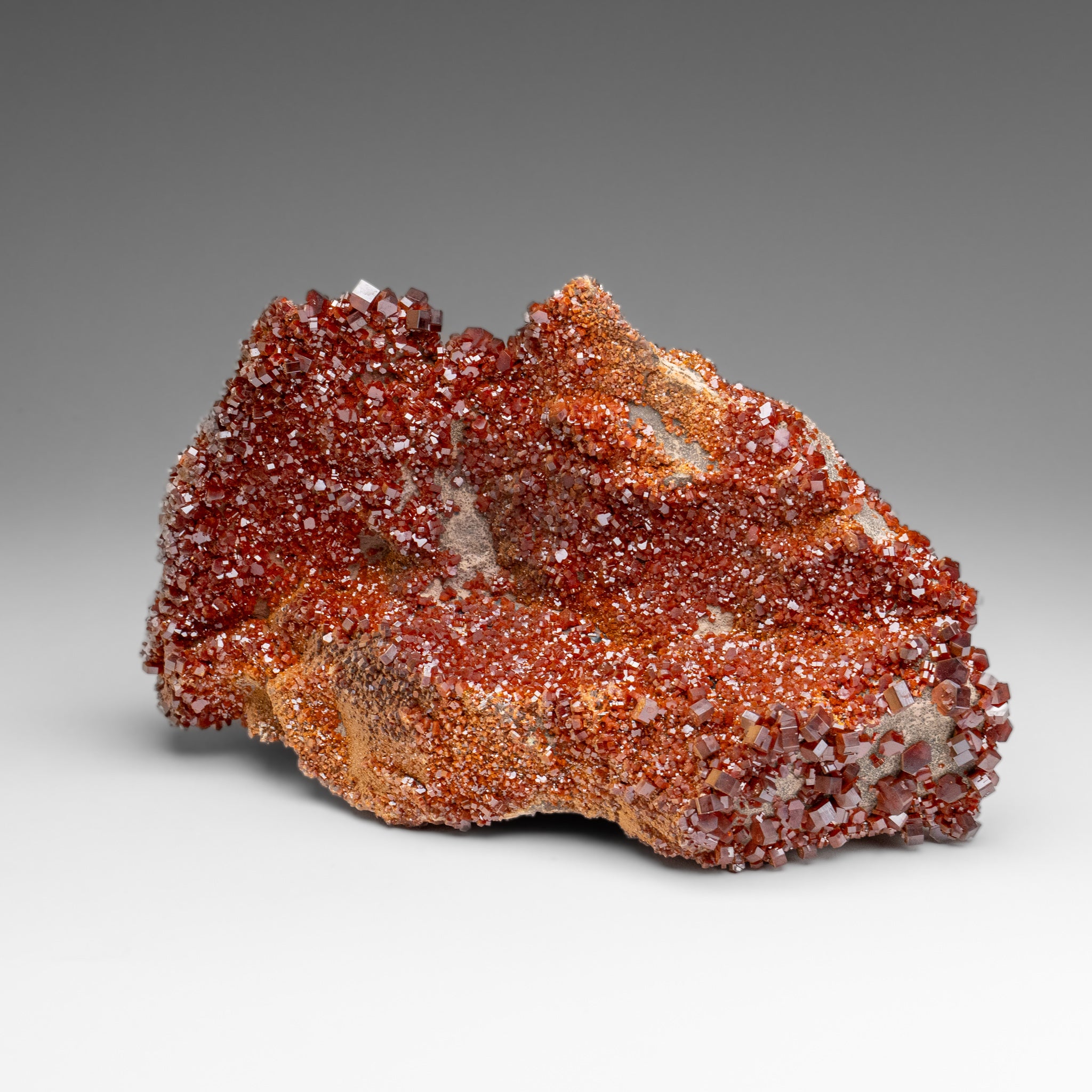 Vanadinite Crystal Cluster on Matrix from Morocco (7.5 lbs)