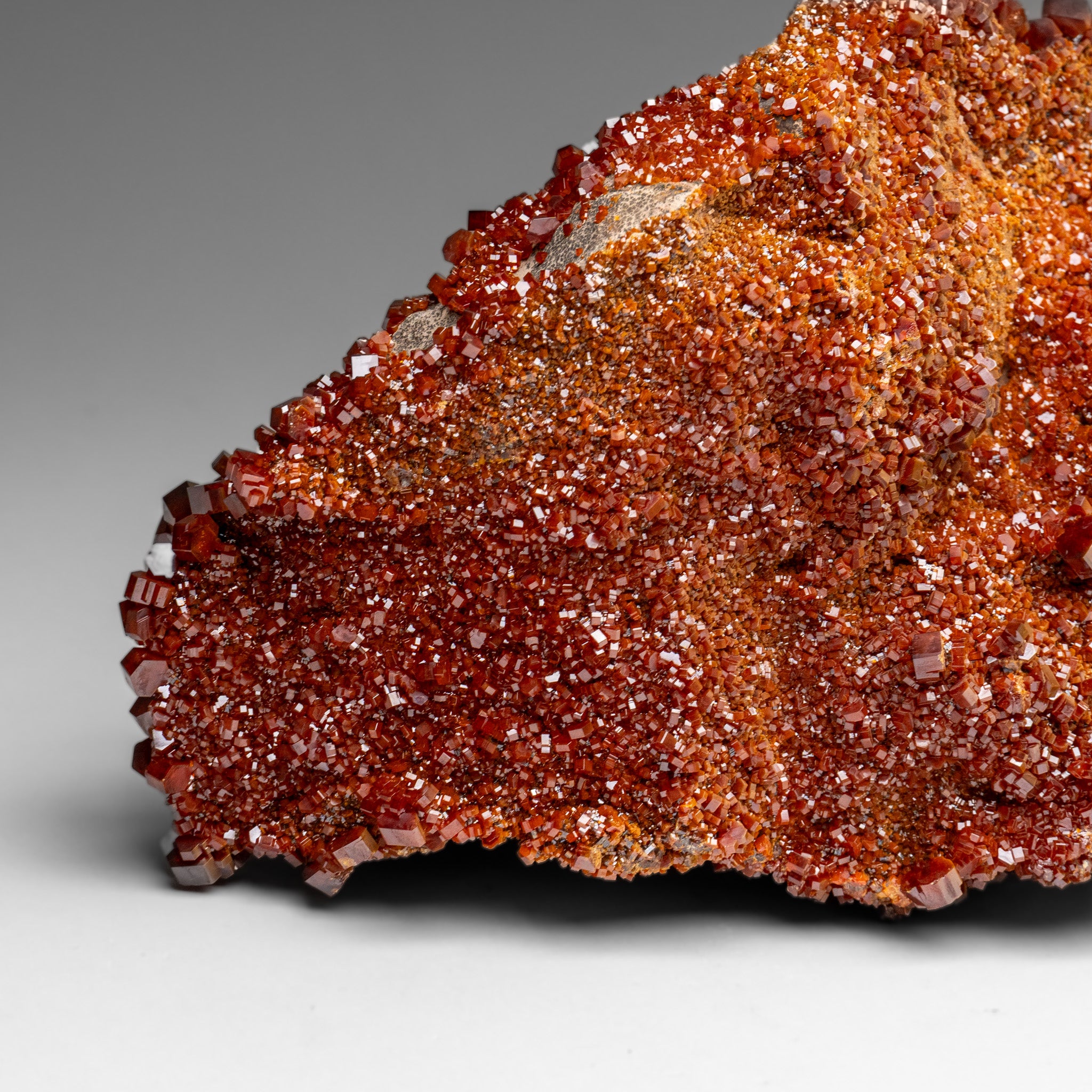 Vanadinite Crystal Cluster on Matrix from Morocco (7.5 lbs)