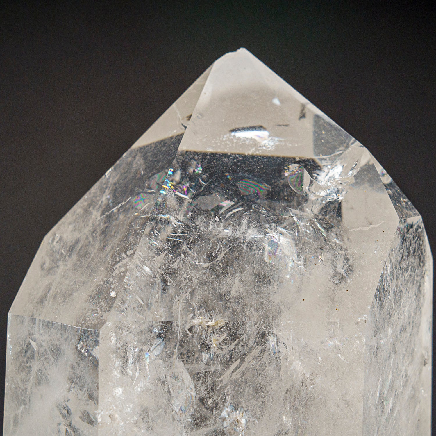 Genuine Polished Clear Quartz Point From Brazil (12.5 lbs)