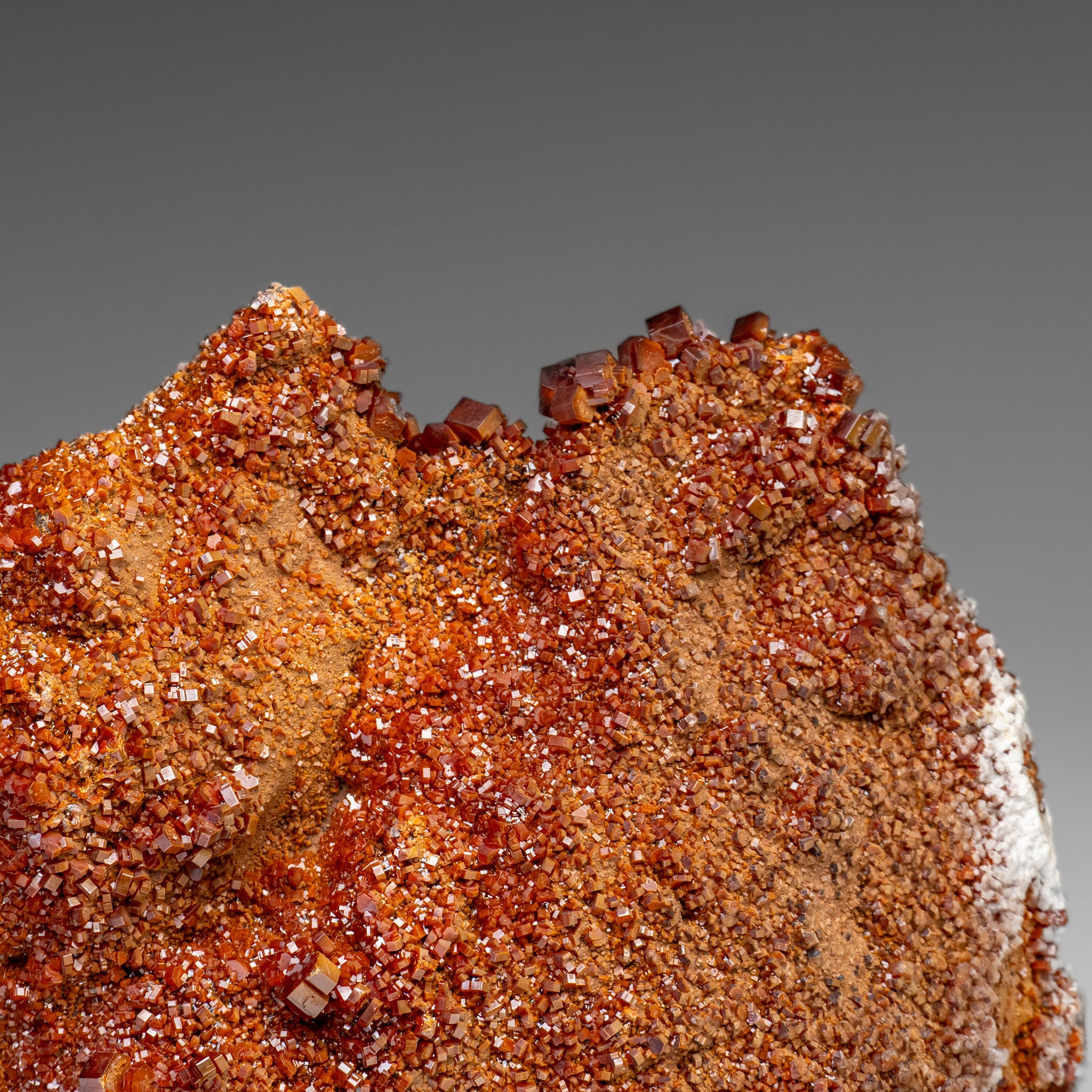 Vanadinite Crystal Cluster on Matrix from Morocco (7.5 lbs)