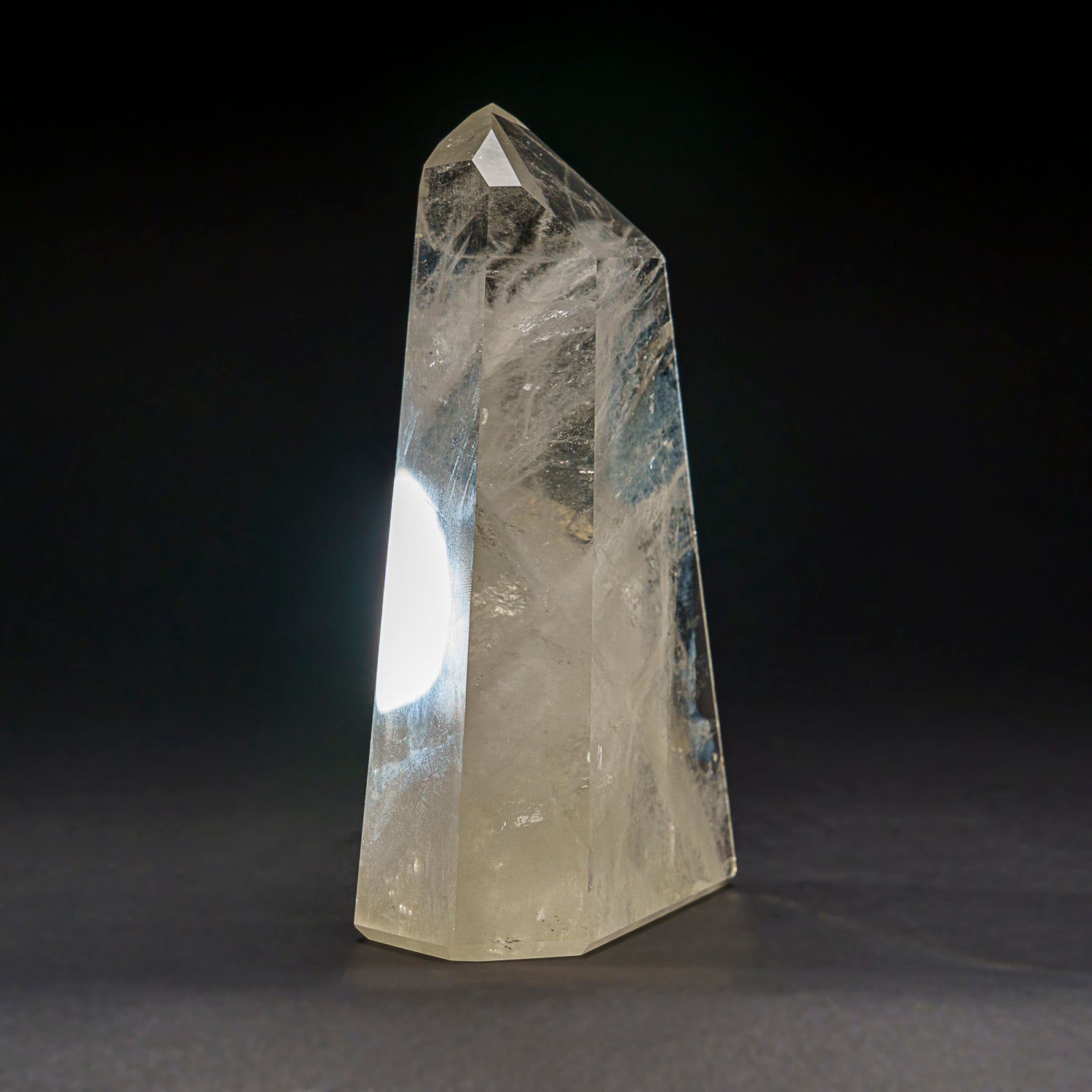 Genuine Polished Clear Quartz Point From Brazil (3.5 lbs)