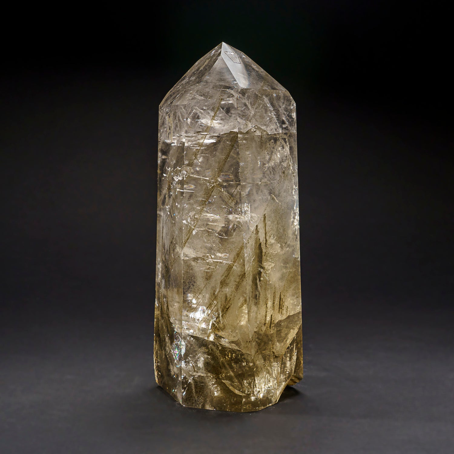 Genuine Polished Clear Quartz Point From Brazil (7.5 lbs)