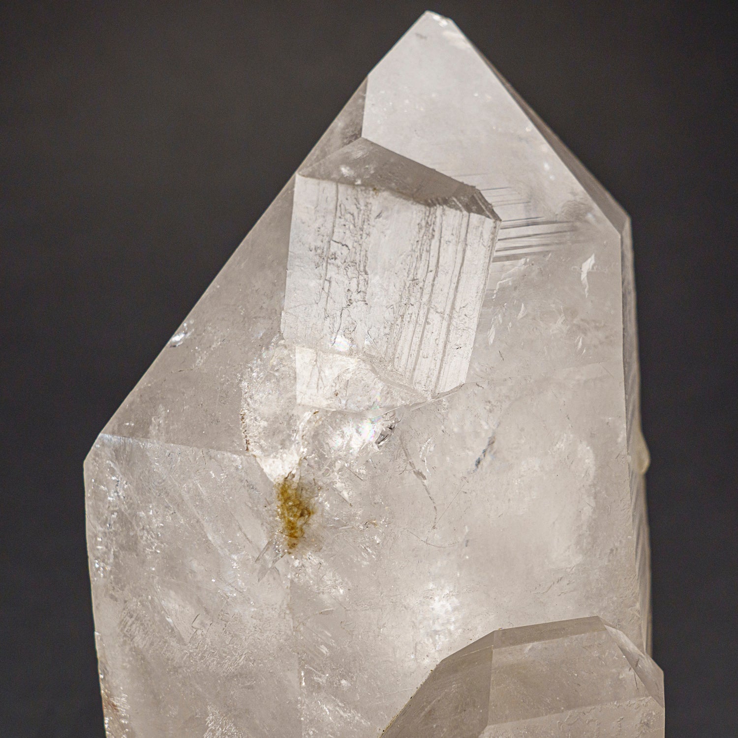 Genuine Polished Clear Quartz Point From Brazil (6 lbs)