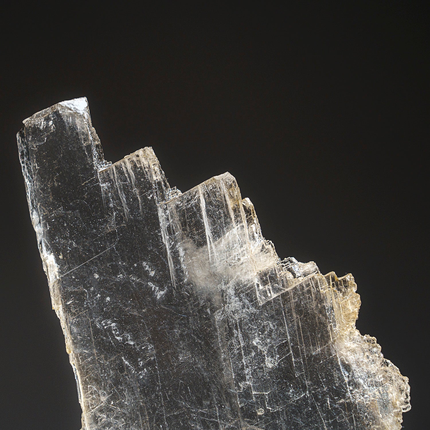 Gypsum Var. Selenite on Quartz from Rio Grande do Sul, Brazil (2.5 lbs)