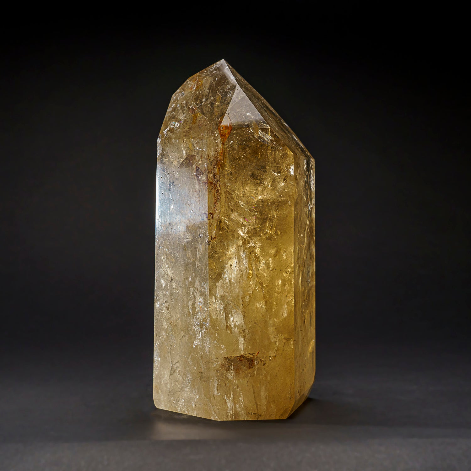 Genuine Museum Quality Citrine Crystal Point from Brazil (12 lbs)