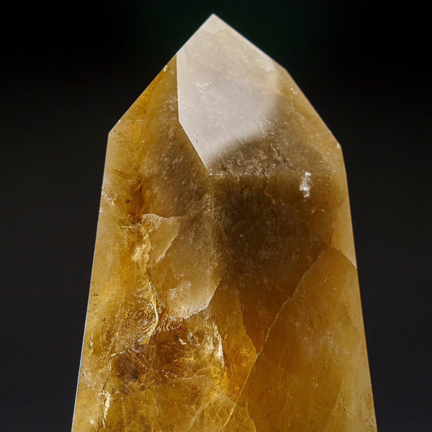 Genuine Museum Quality Citrine Crystal Point from Brazil (8.5 lbs)