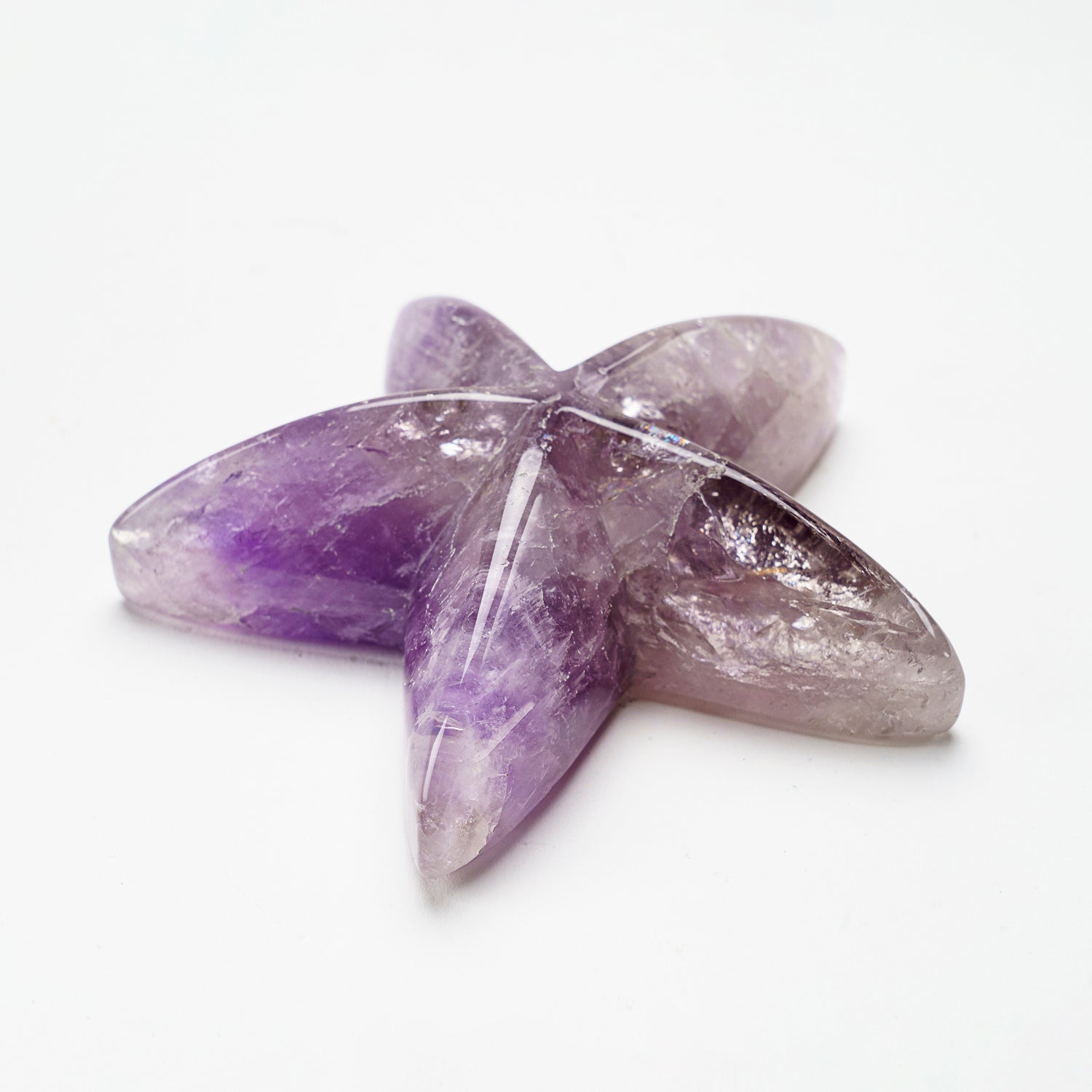 Genuine Polished Amethyst Star Fish