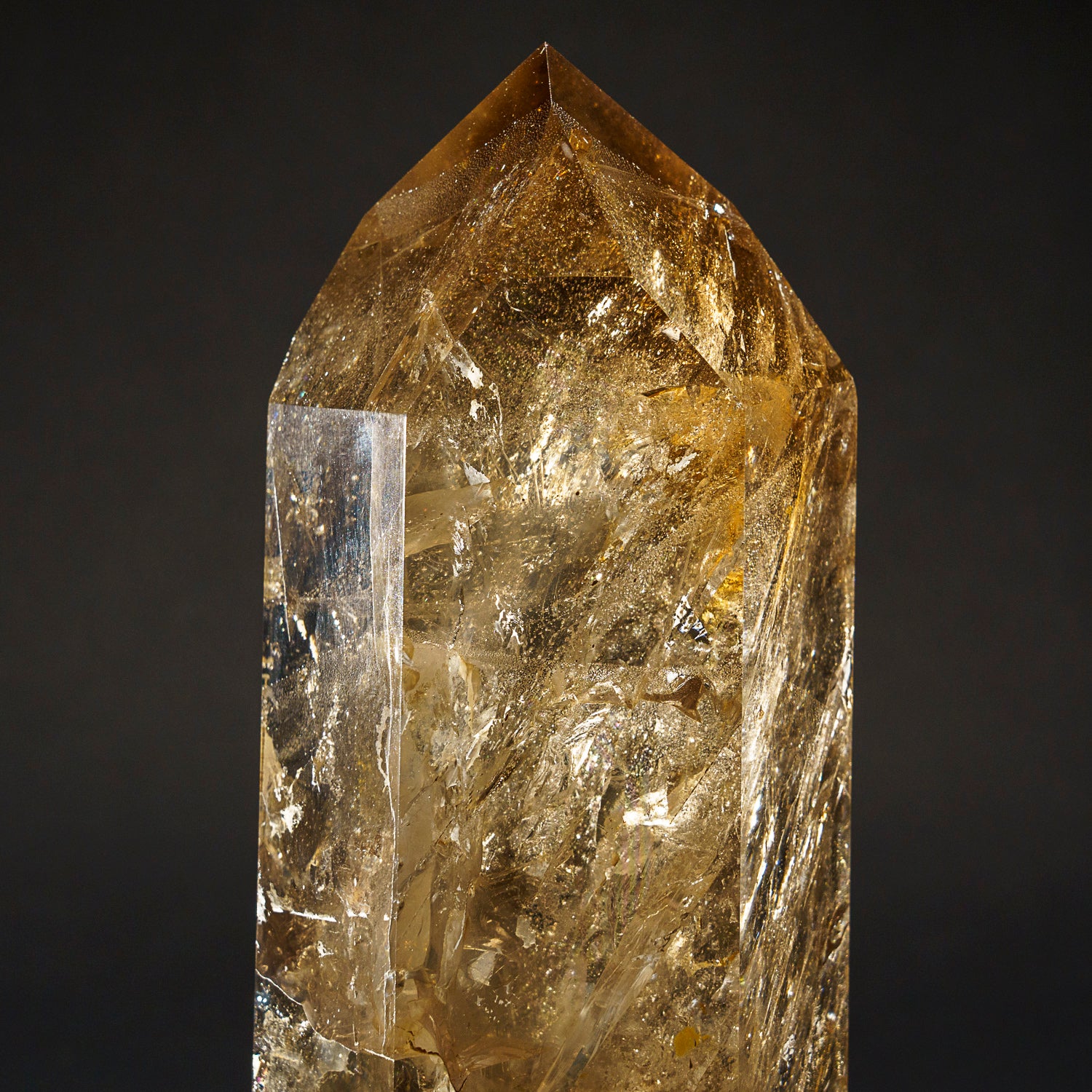 Genuine Large Smoky Quartz Crystal Point From Brazil (8 lbs)
