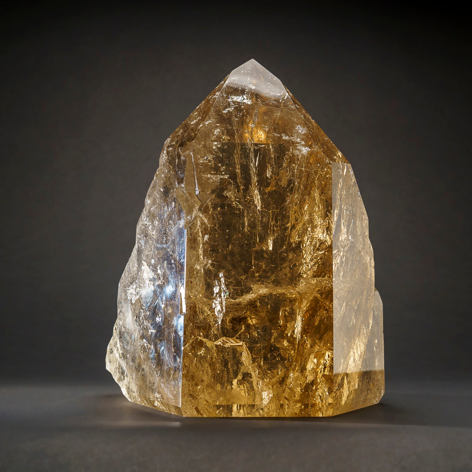 Genuine Large Cathedral Smoky Quartz Crystal Point From Brazil (29 lbs)