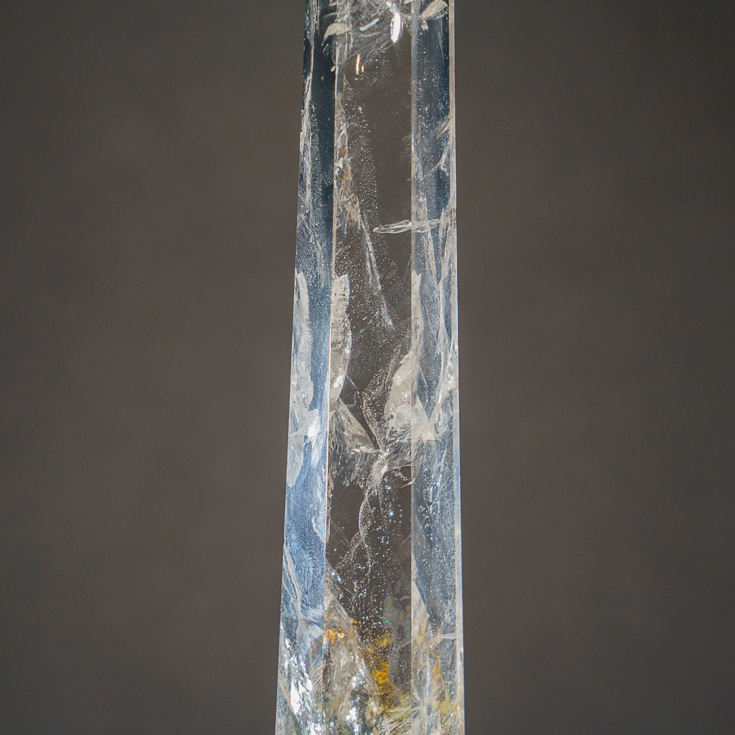Genuine Polished Clear Quartz Point From Brazil (1 lbs)