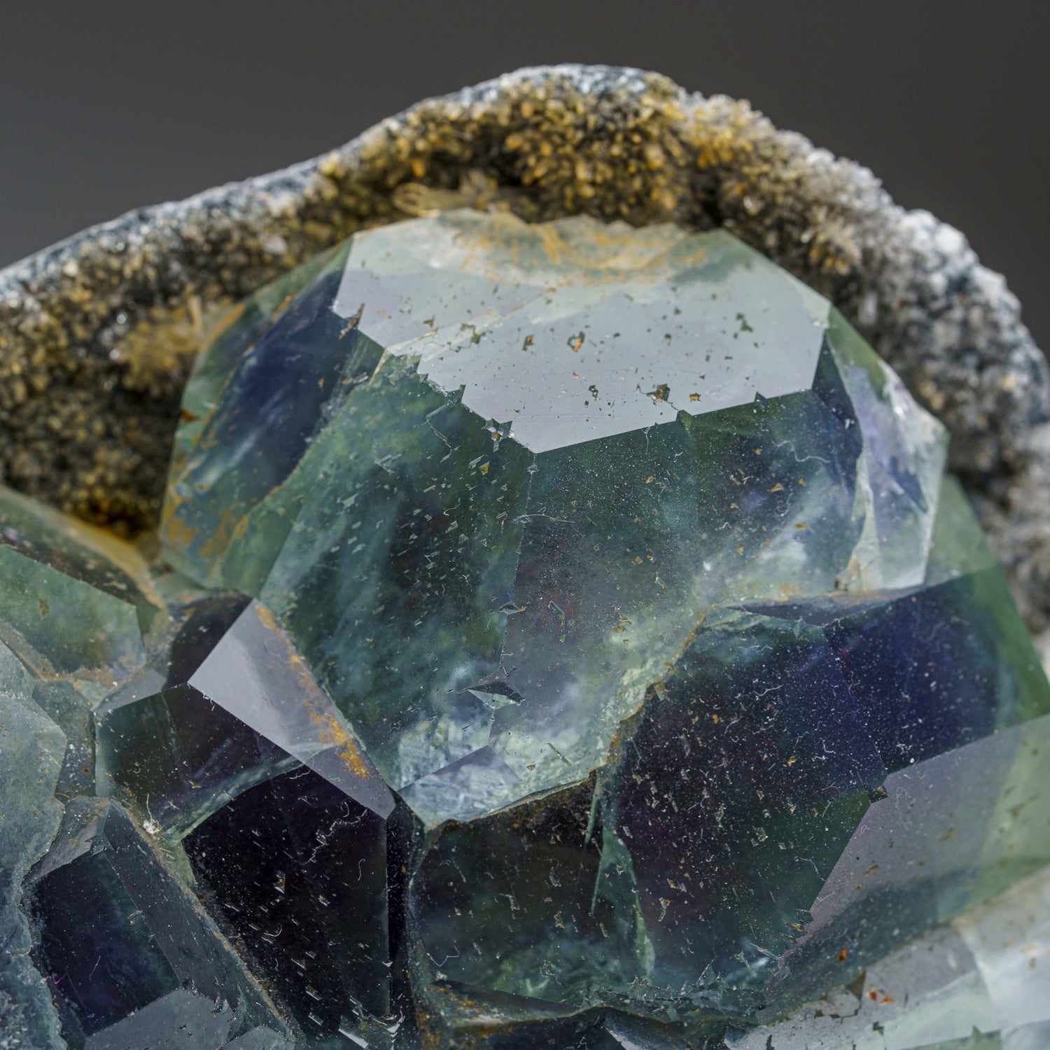 Blue Green Fluorite from Yaogangxian Mine, Nanling Mountains, Hunan Province, China