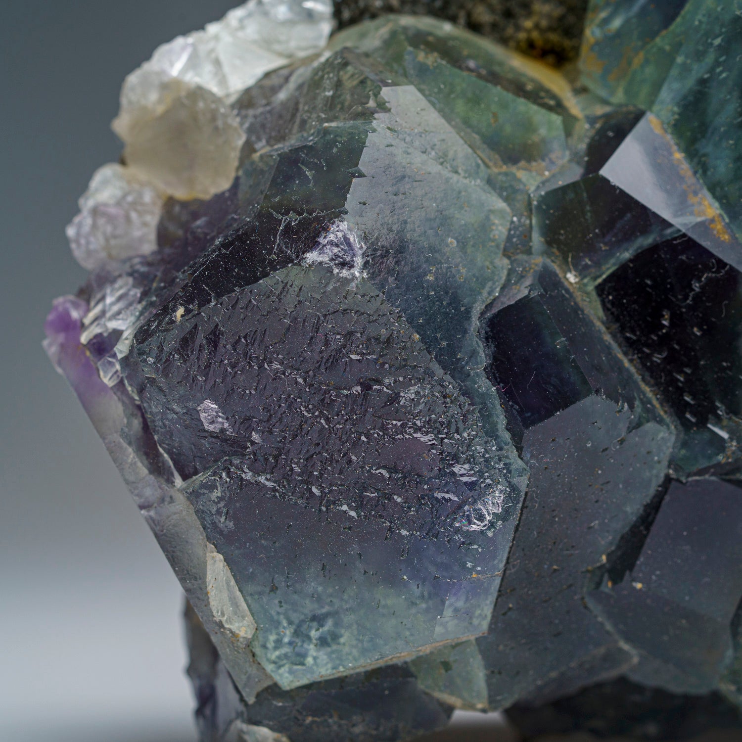 Blue Green Fluorite from Yaogangxian Mine, Nanling Mountains, Hunan Province, China