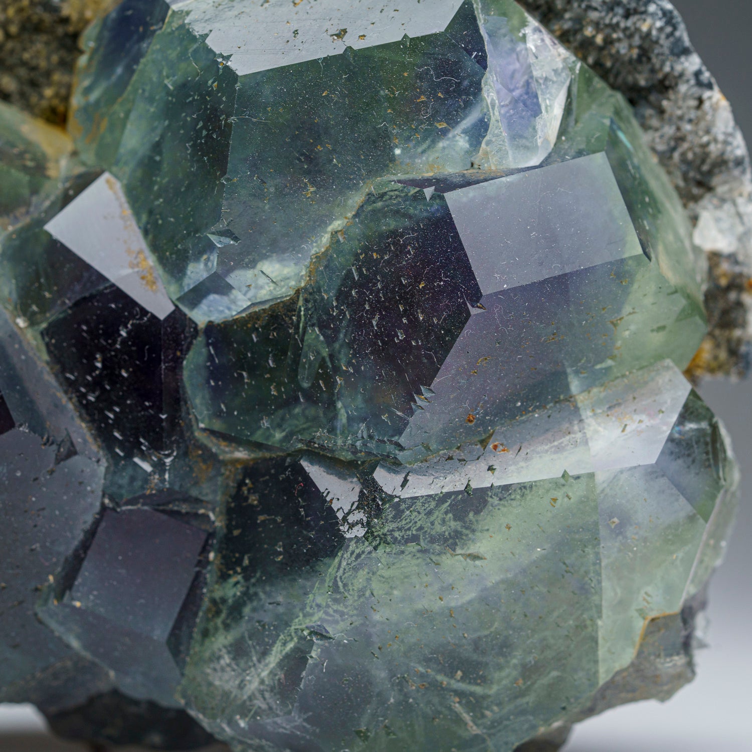 Blue Green Fluorite from Yaogangxian Mine, Nanling Mountains, Hunan Province, China