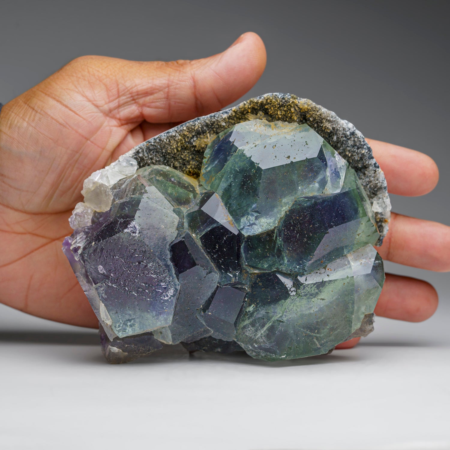 Blue Green Fluorite from Yaogangxian Mine, Nanling Mountains, Hunan Province, China