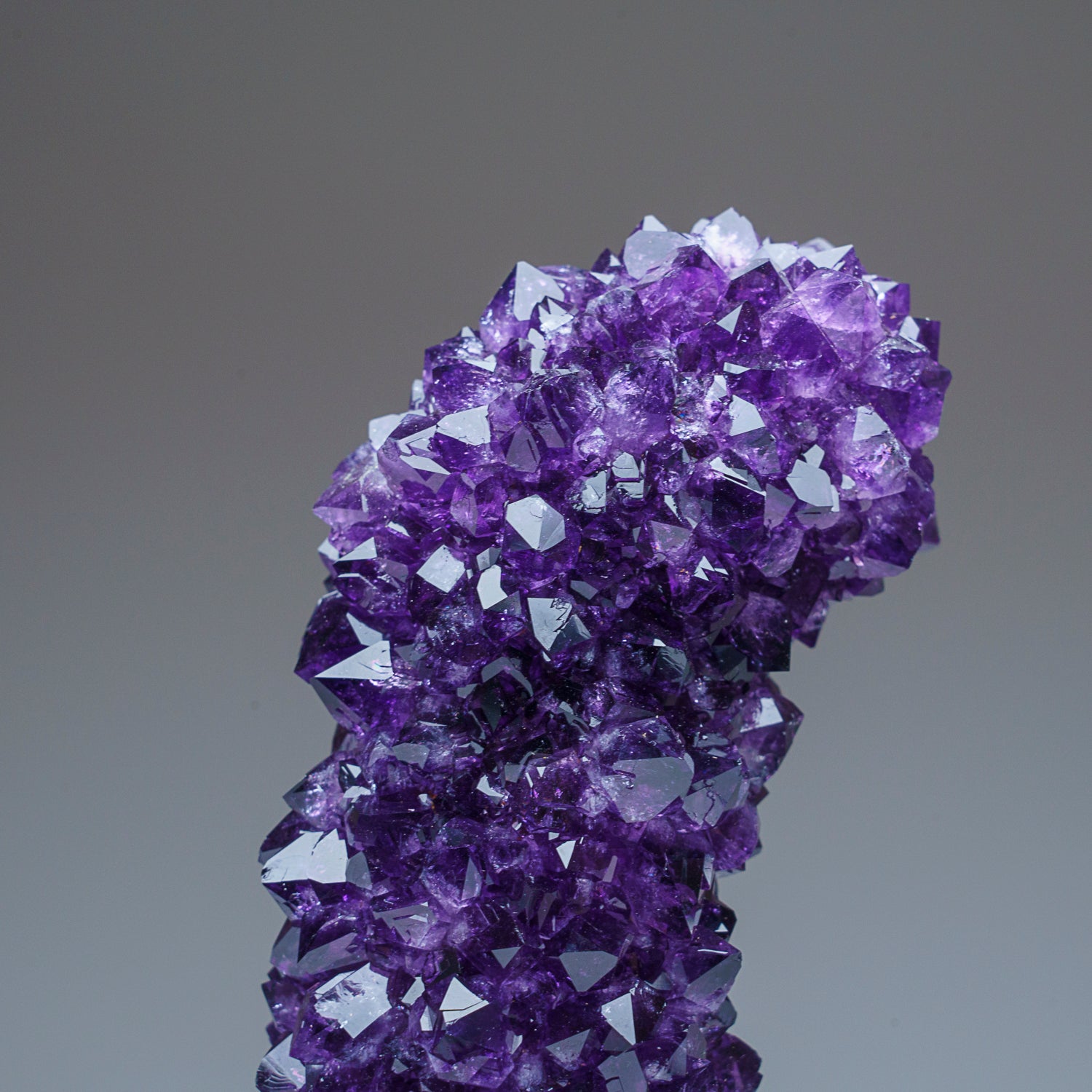 Amethyst Stalactite Crystal from Southern Paraná Basalt Basin, Artigas, Uruguay