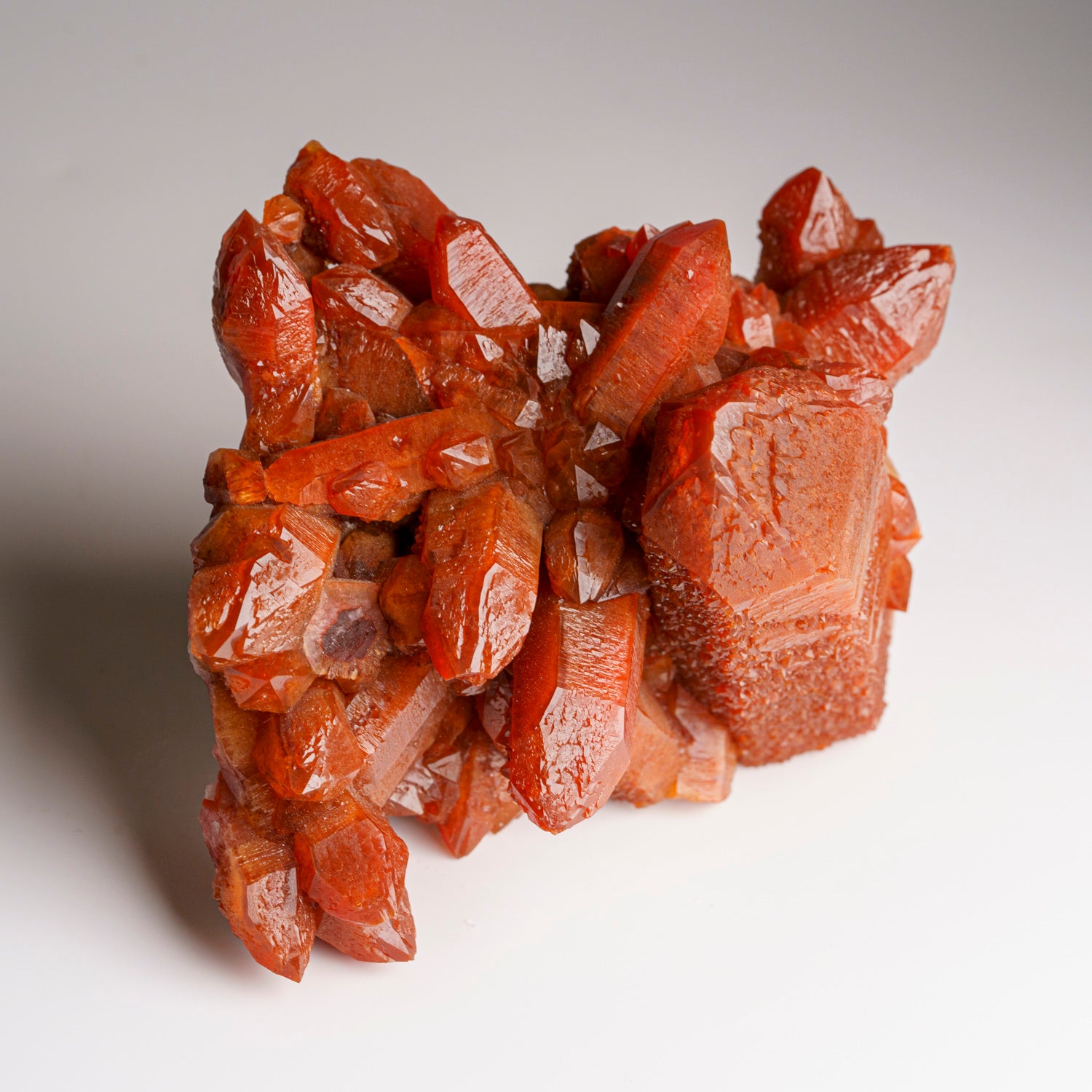 Red Quartz Hematite crystal cluster From Morocco (1.6 lbs)