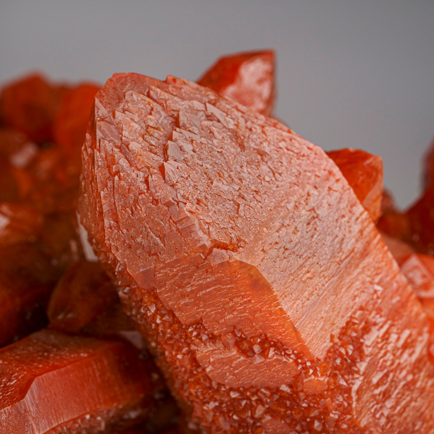 Red Quartz Hematite crystal cluster From Morocco (1.6 lbs)