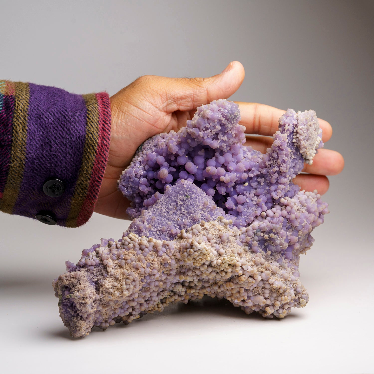 Quartz var. Grape Agate from near Pantai Manakarra, Mamuju, Sulawesi, Indonesia