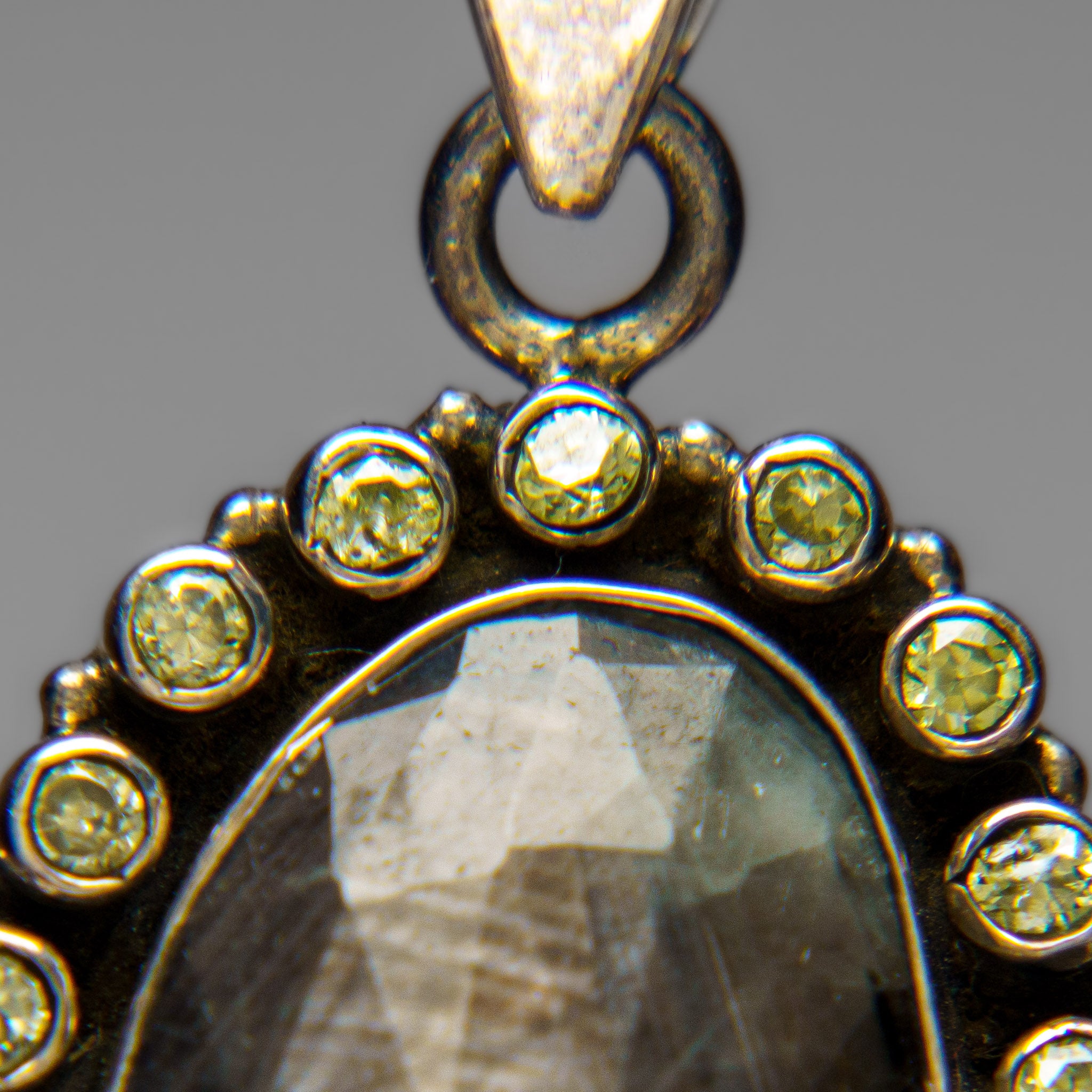 Sterling Silver Labradorite Gemstone Pendant with 18" Sterling Silver Chain