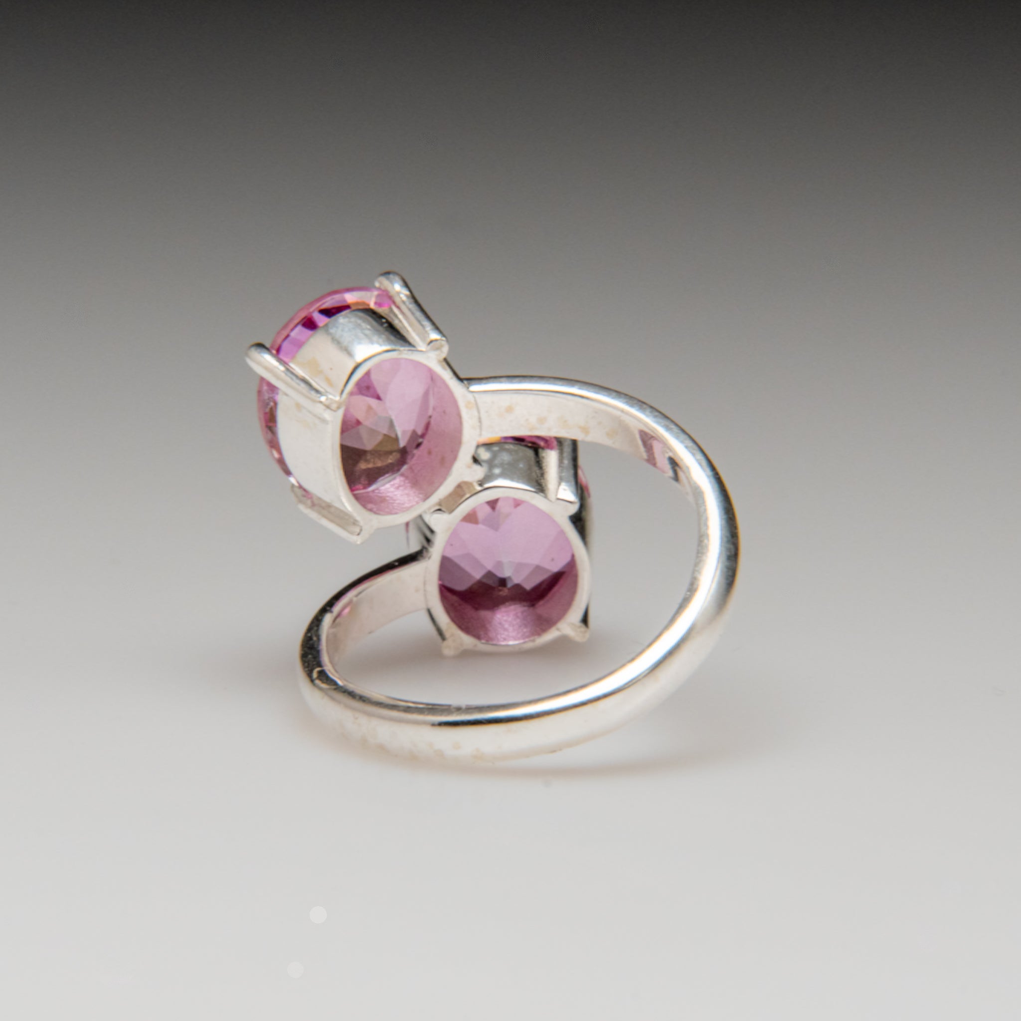 Topaz Gemstone Sterling Silver Ring (Size 7.5)