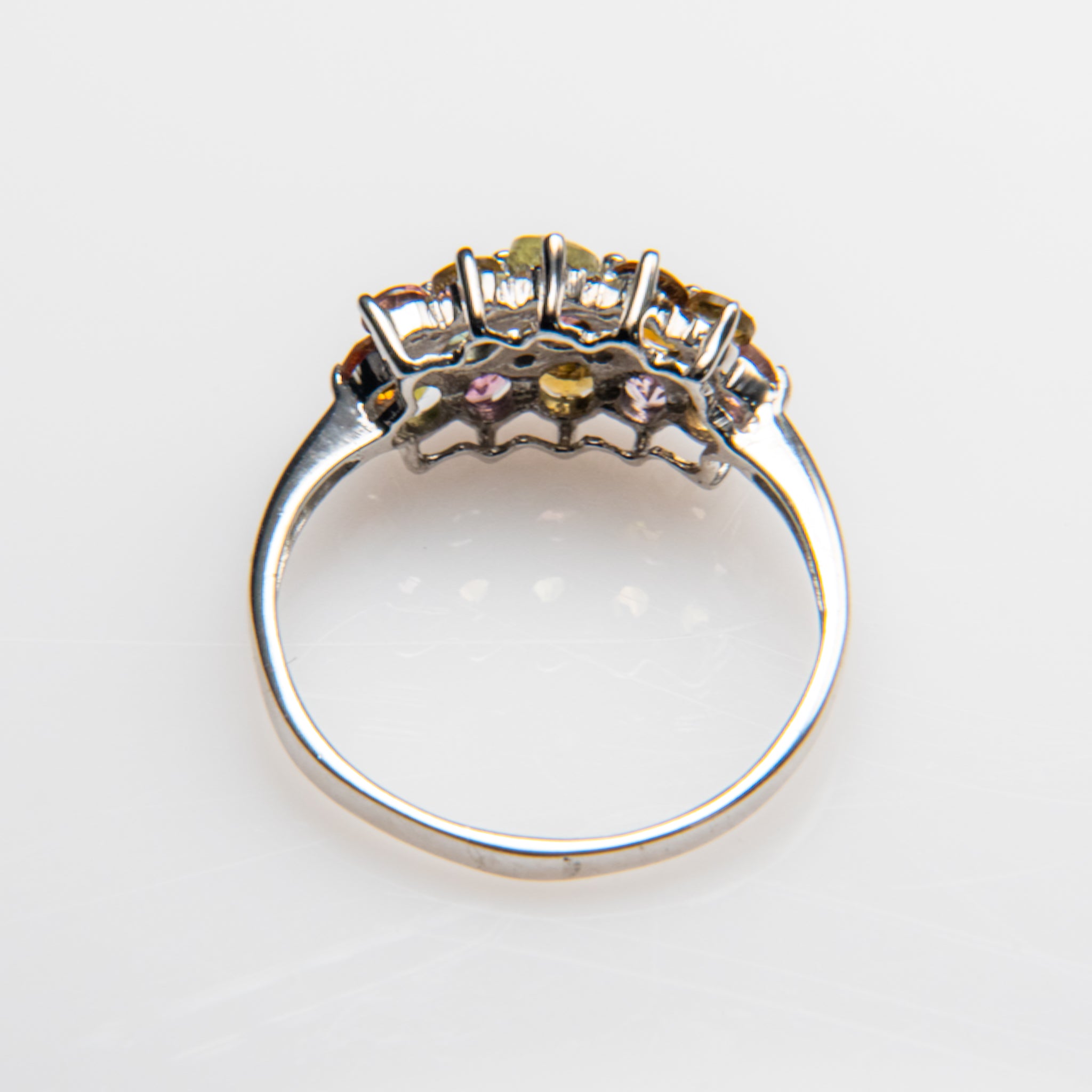 Gemstone Sterling Silver Ring (Size 7.5)