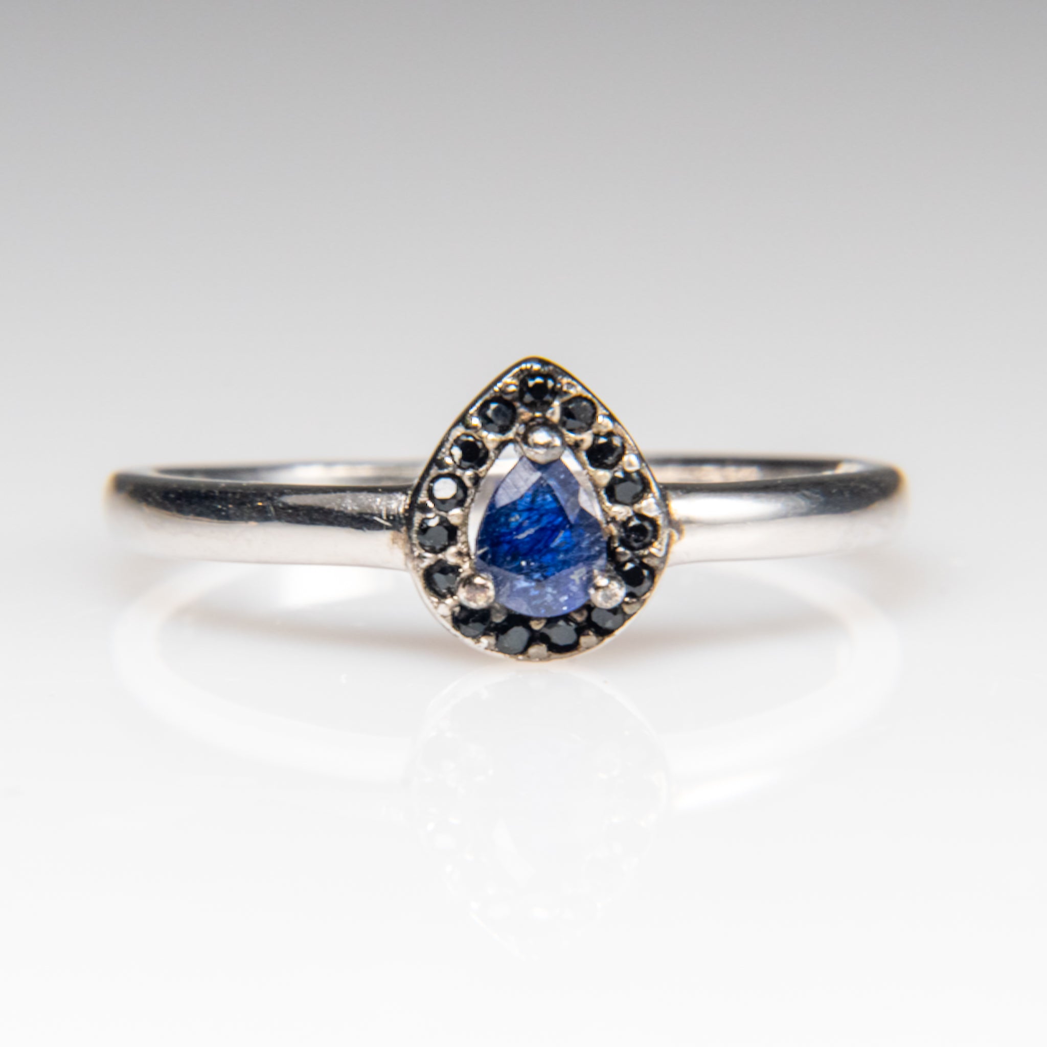 Gemstone Sterling Silver Ring (Size 6.5)