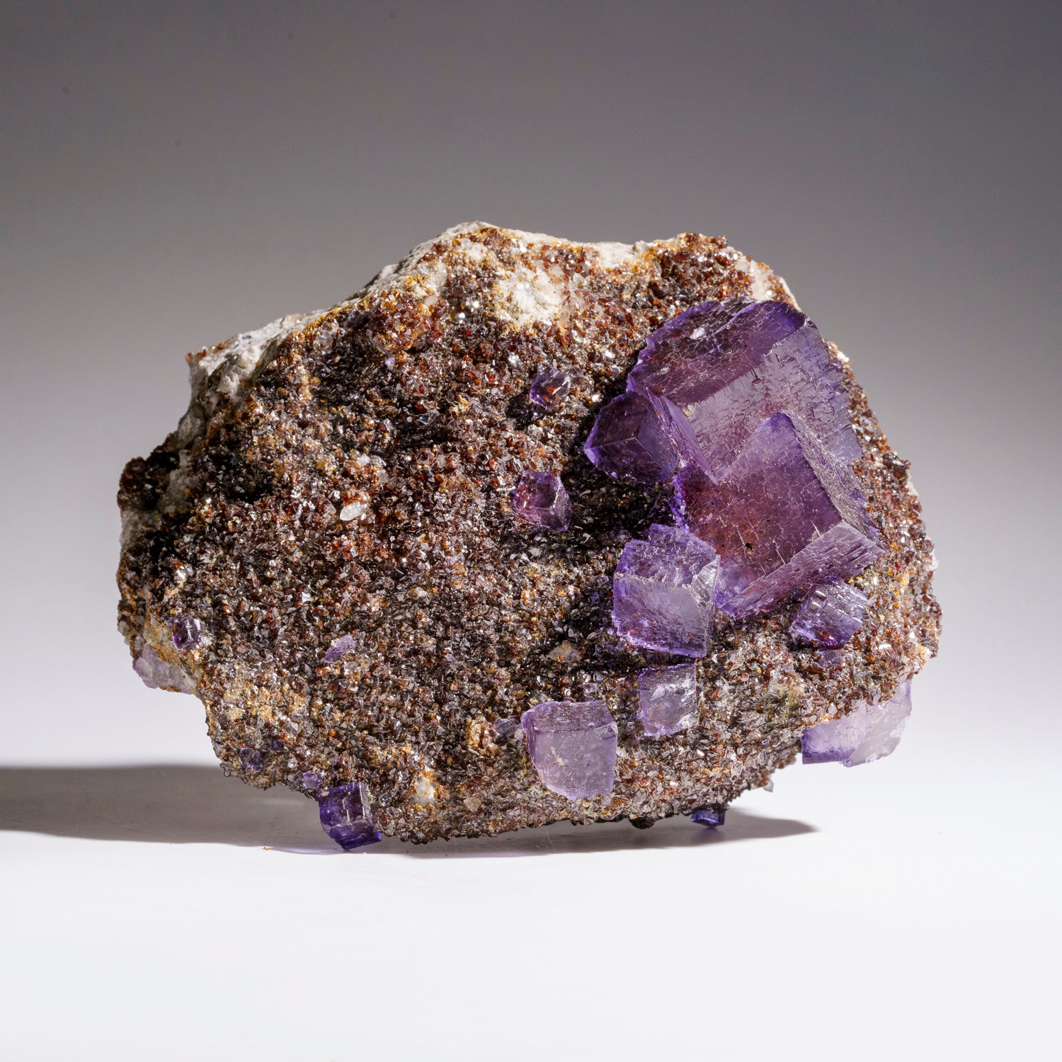 Purple Fluorite from Elmwood Mine, Carthage, Smith County, Tennessee (1.5 lbs)