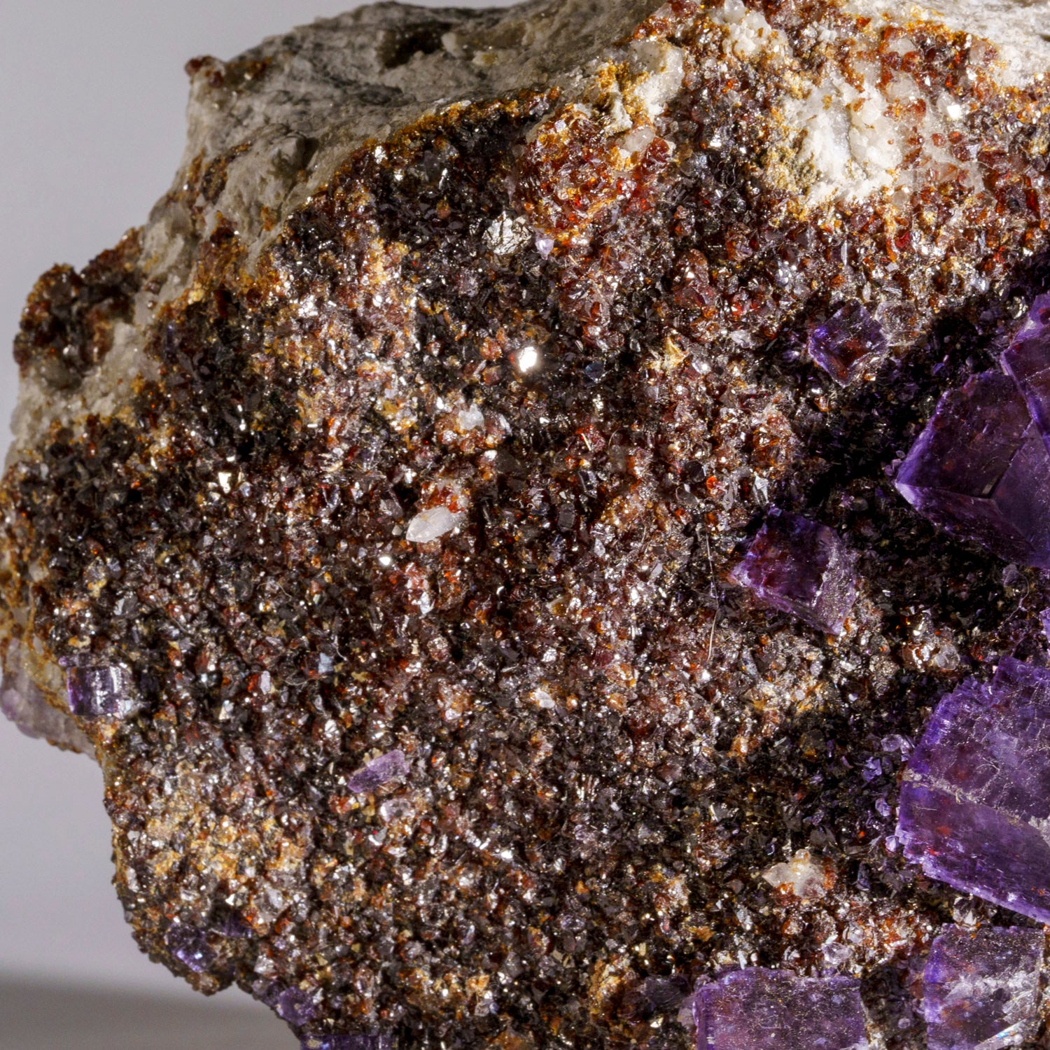 Purple Fluorite from Elmwood Mine, Carthage, Smith County, Tennessee (1.5 lbs)