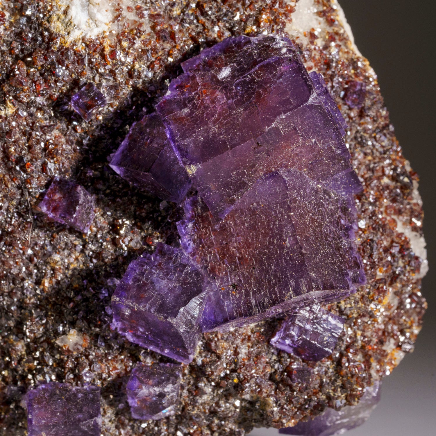 Purple Fluorite from Elmwood Mine, Carthage, Smith County, Tennessee (1.5 lbs)