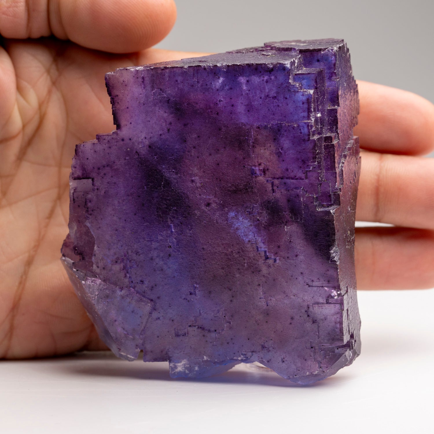 Purple Fluorite from Elmwood Mine, Carthage, Smith County, Tennessee