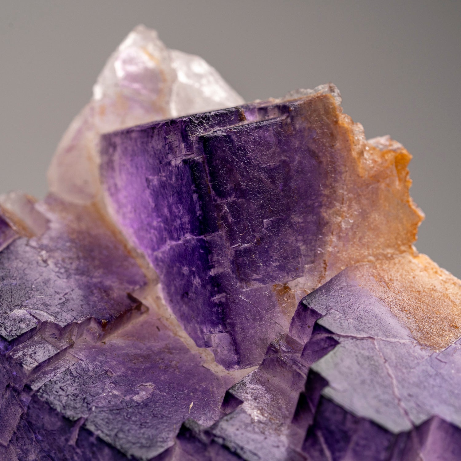 Purple Yellow Fluorite from Elmwood Mine, Carthage, Smith County, Tennessee