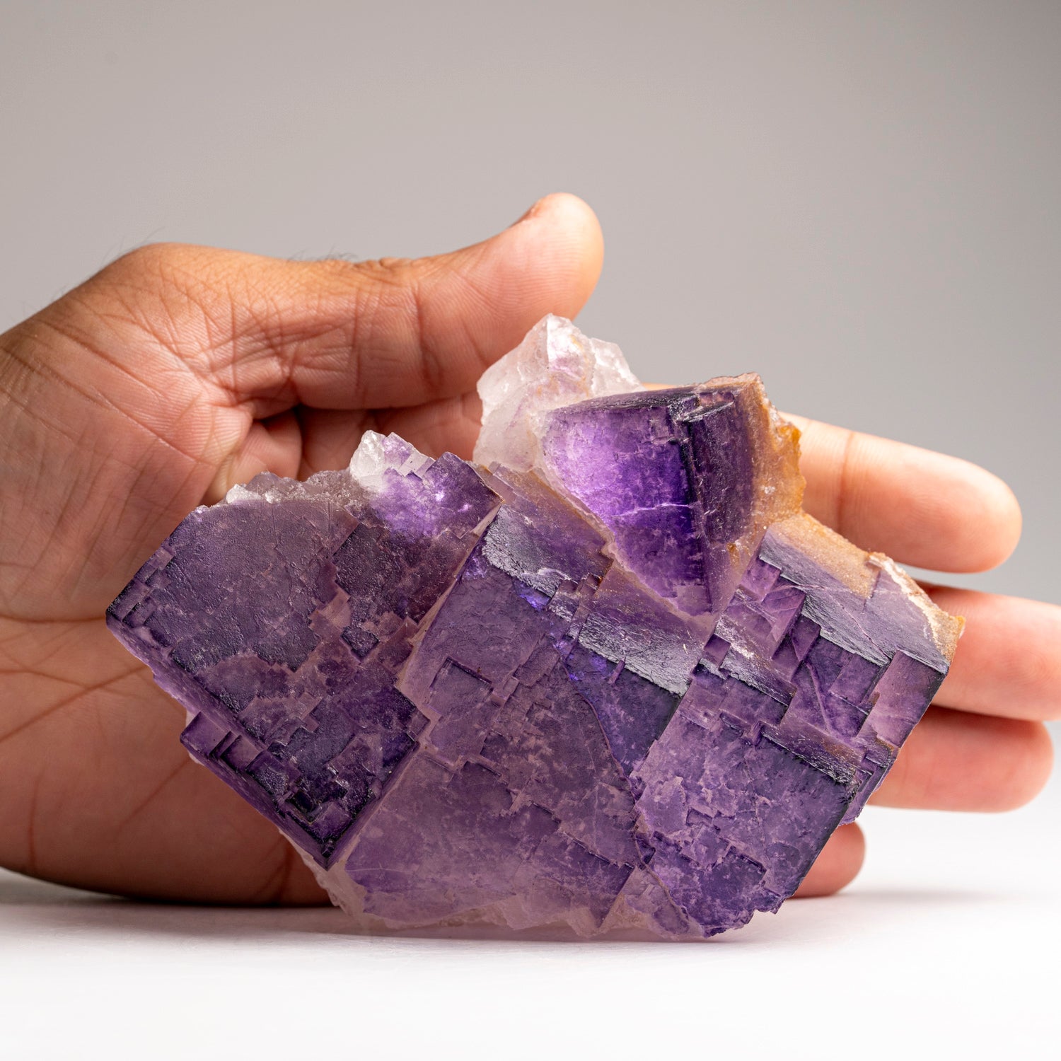 Purple Yellow Fluorite from Elmwood Mine, Carthage, Smith County, Tennessee