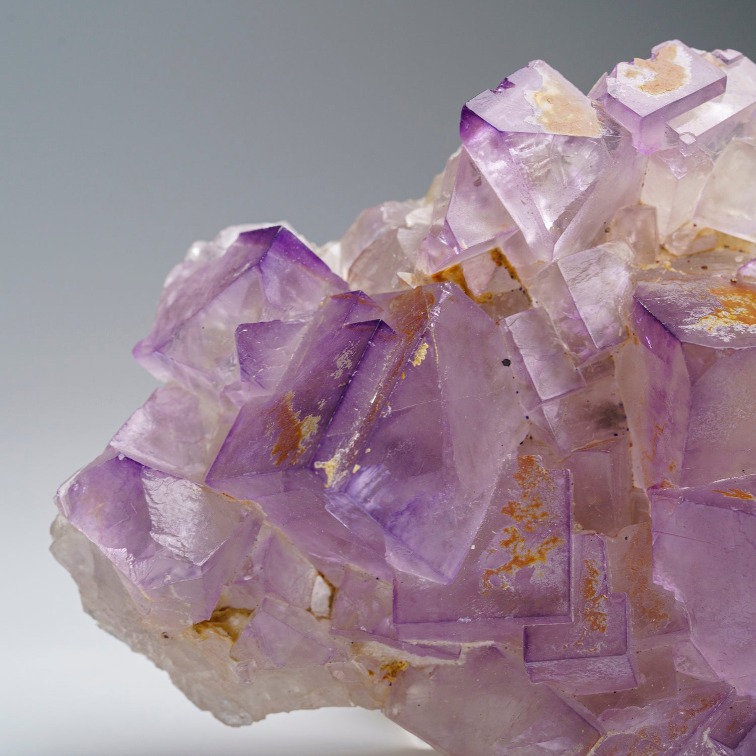 Purple Yellow Fluorite from Elmwood Mine, Carthage, Smith County, Tennessee