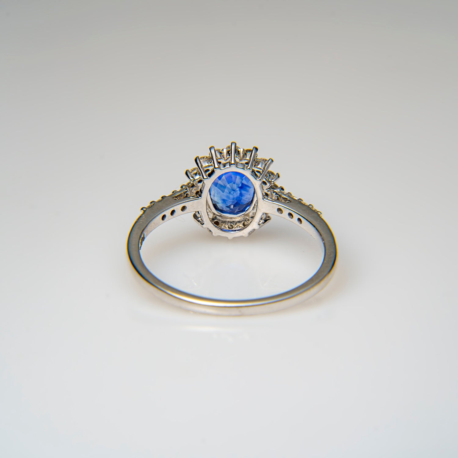 14k White Gold Sapphire (1.17ct.) Ring