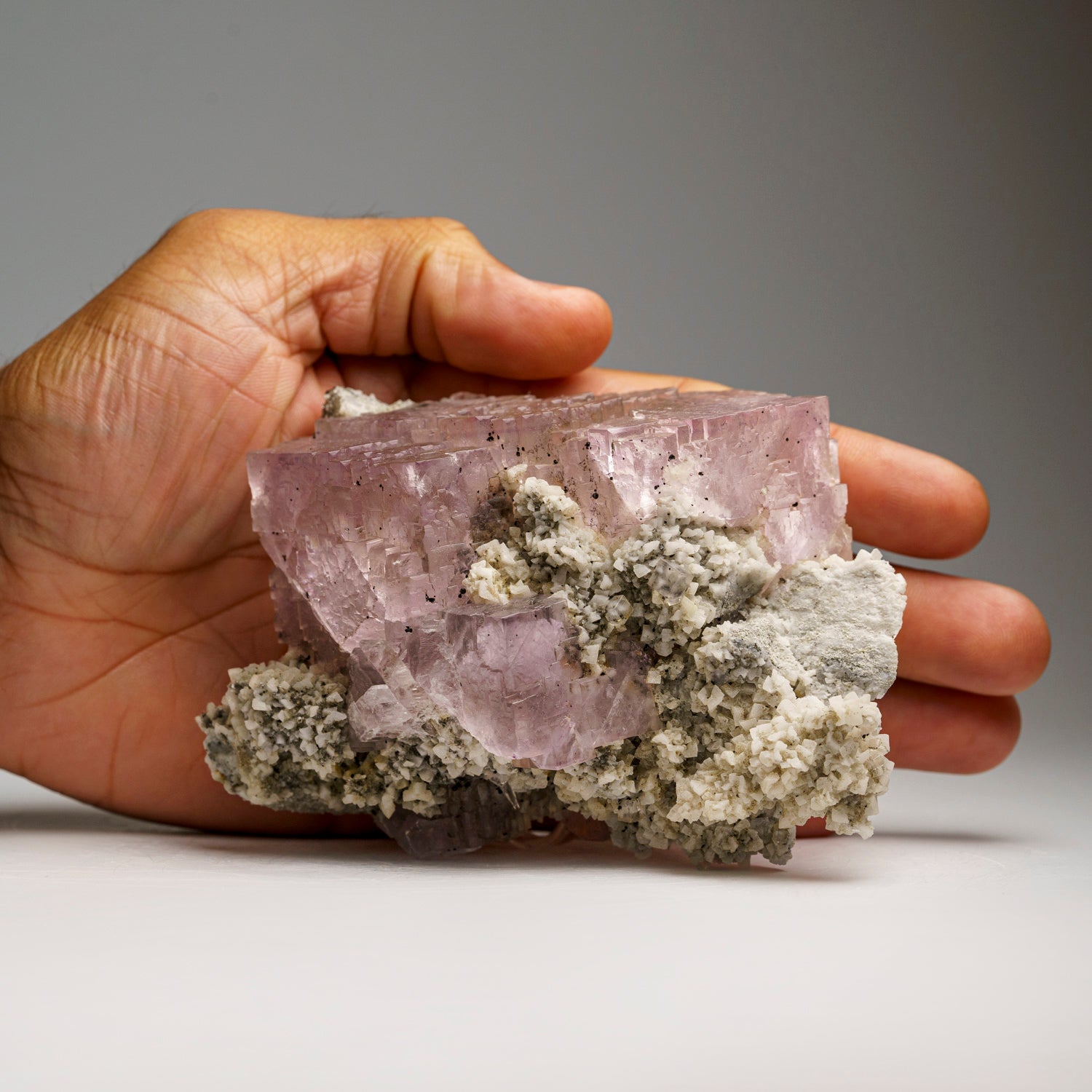 Purple Yellow Fluorite from Elmwood Mine, Carthage, Smith County, Tennessee