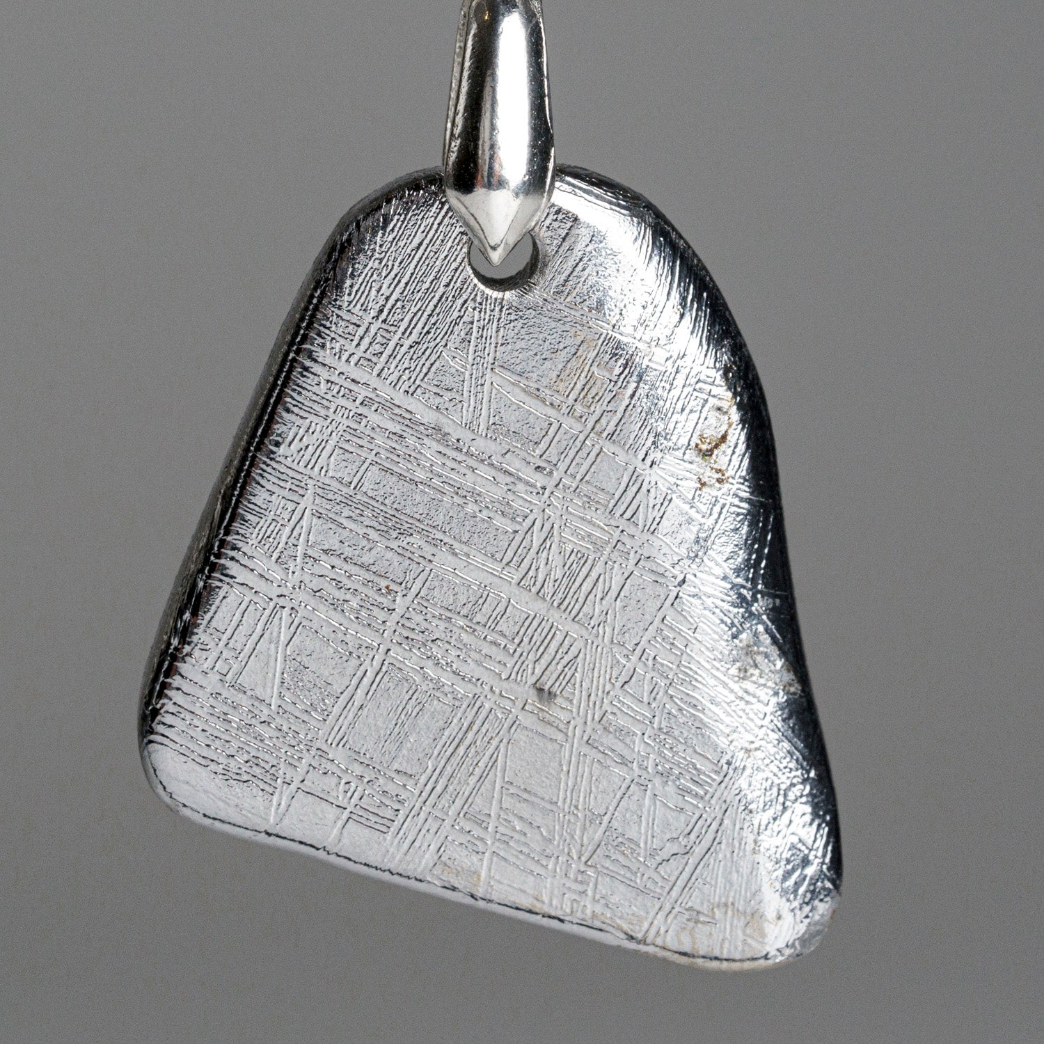 Genuine Muonionalusta Meteorite Pendant (17.5 grams) with 18" Sterling Silver Chain