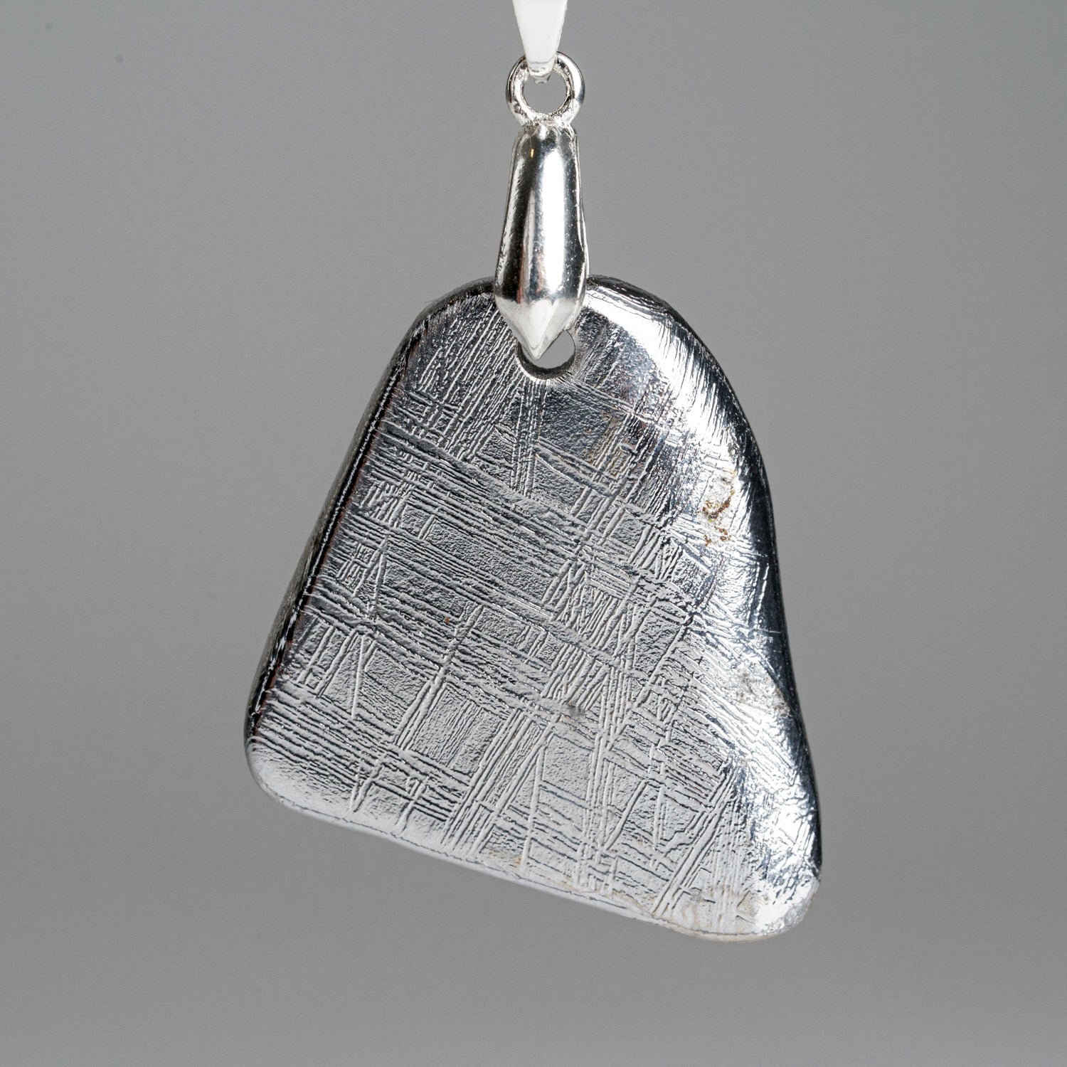 Genuine Muonionalusta Meteorite Pendant (17.5 grams) with 18" Sterling Silver Chain