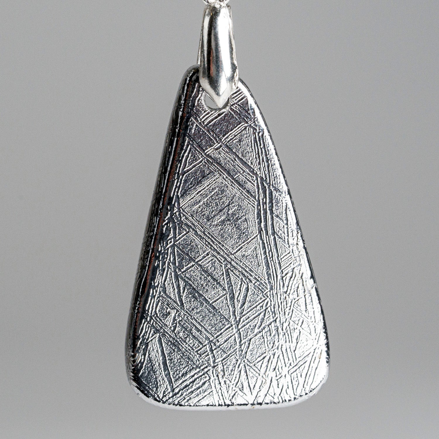 Genuine Muonionalusta Meteorite Pendant (14.5 grams) with 18" Sterling Silver Chain