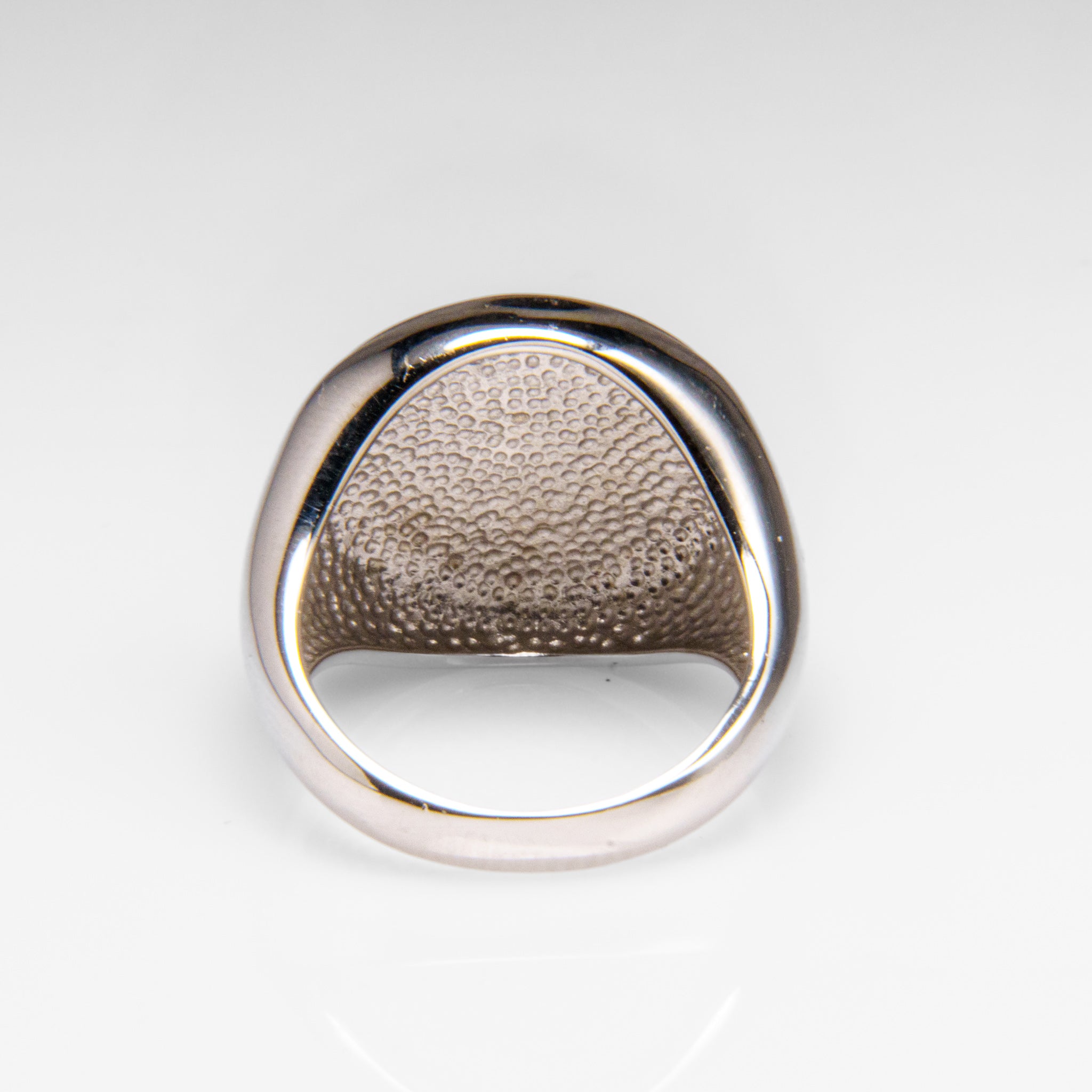 Genuine Seymchan Meteorite Ring in Sterling Silver (Size: 9 3/4)