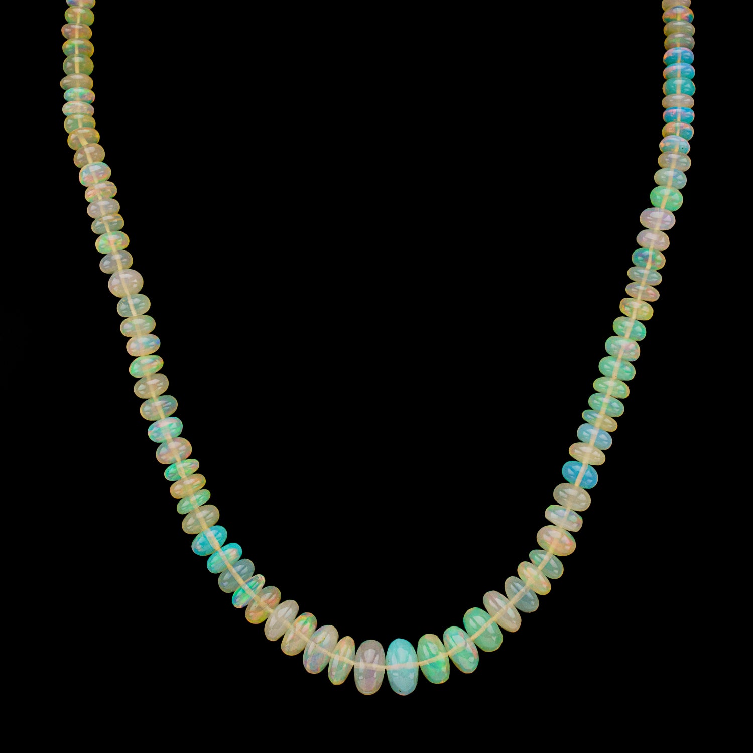 Opal (78ct) Gemstone Beaded 18 Inch Necklace