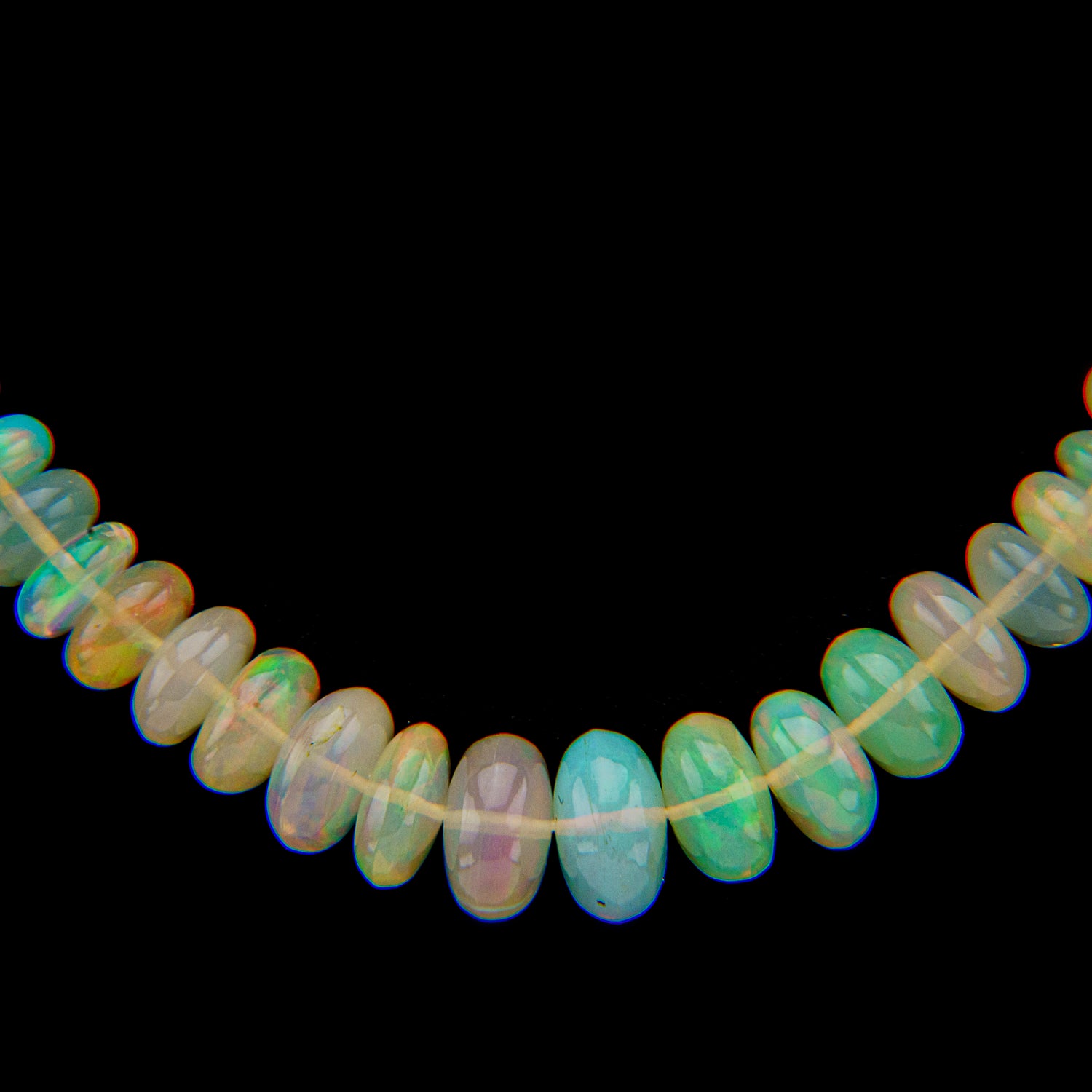 Opal (78ct) Gemstone Beaded 18 Inch Necklace