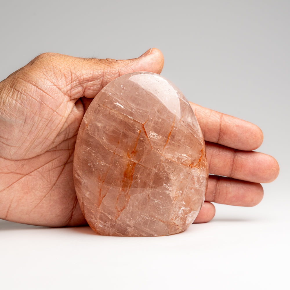 Genuine Polished Strawberry Quartz Freeform (1 lbs)