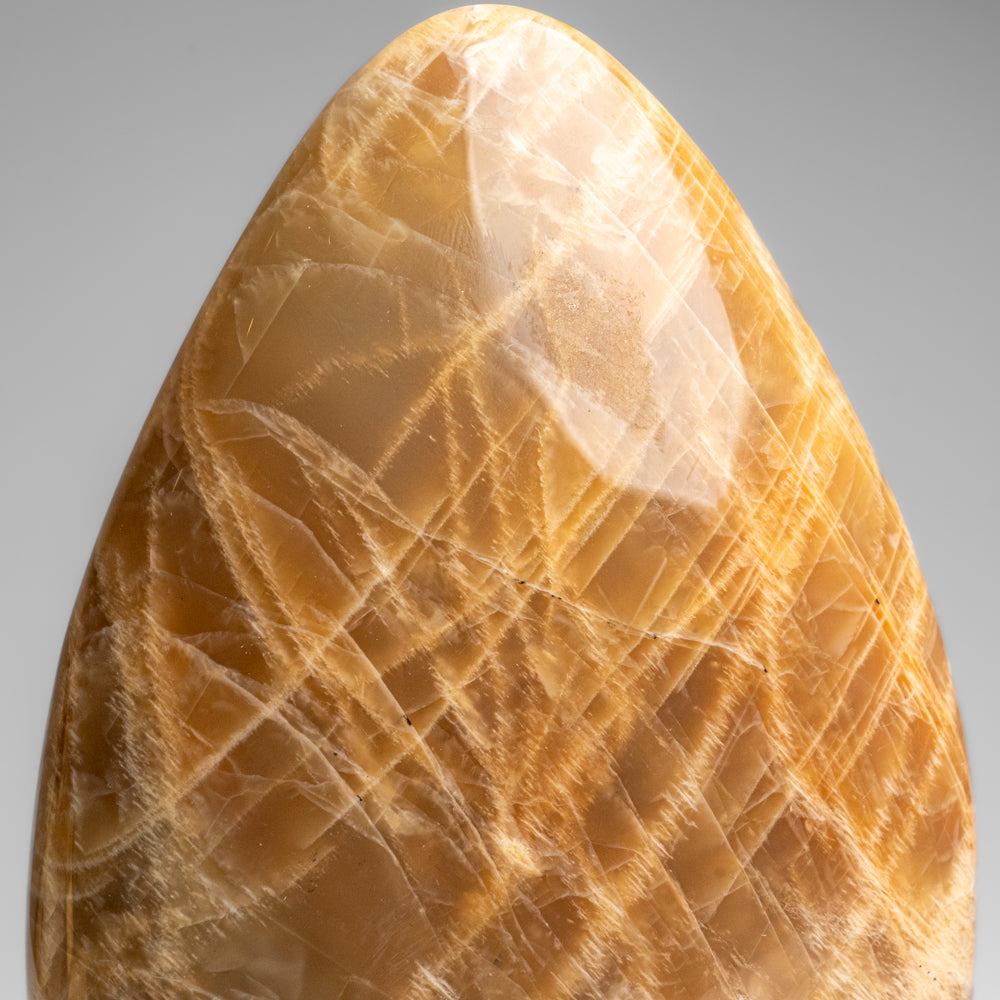 Genuine Polished Peach Moonstone Freeform from Madagascar (3.2 lbs)