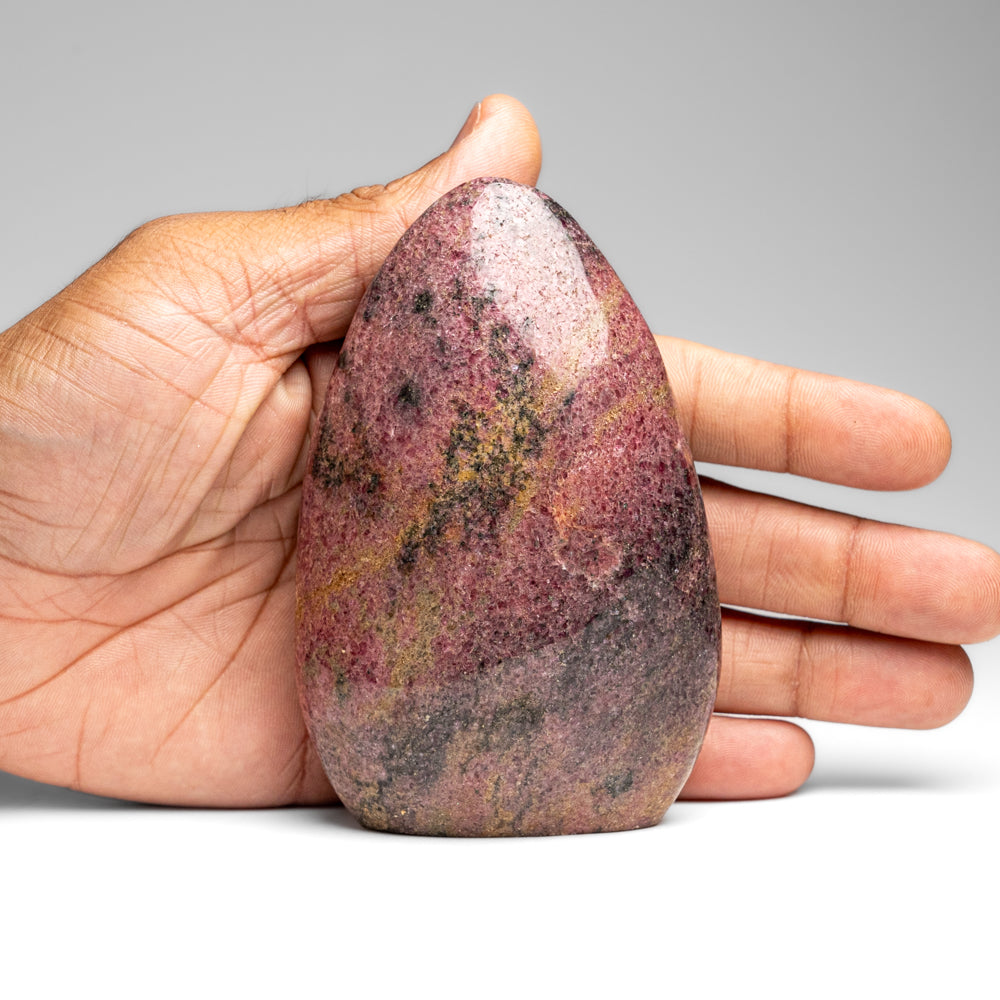 Polished Imperial Rhodonite Freeform from Madagascar (1.1 lbs)