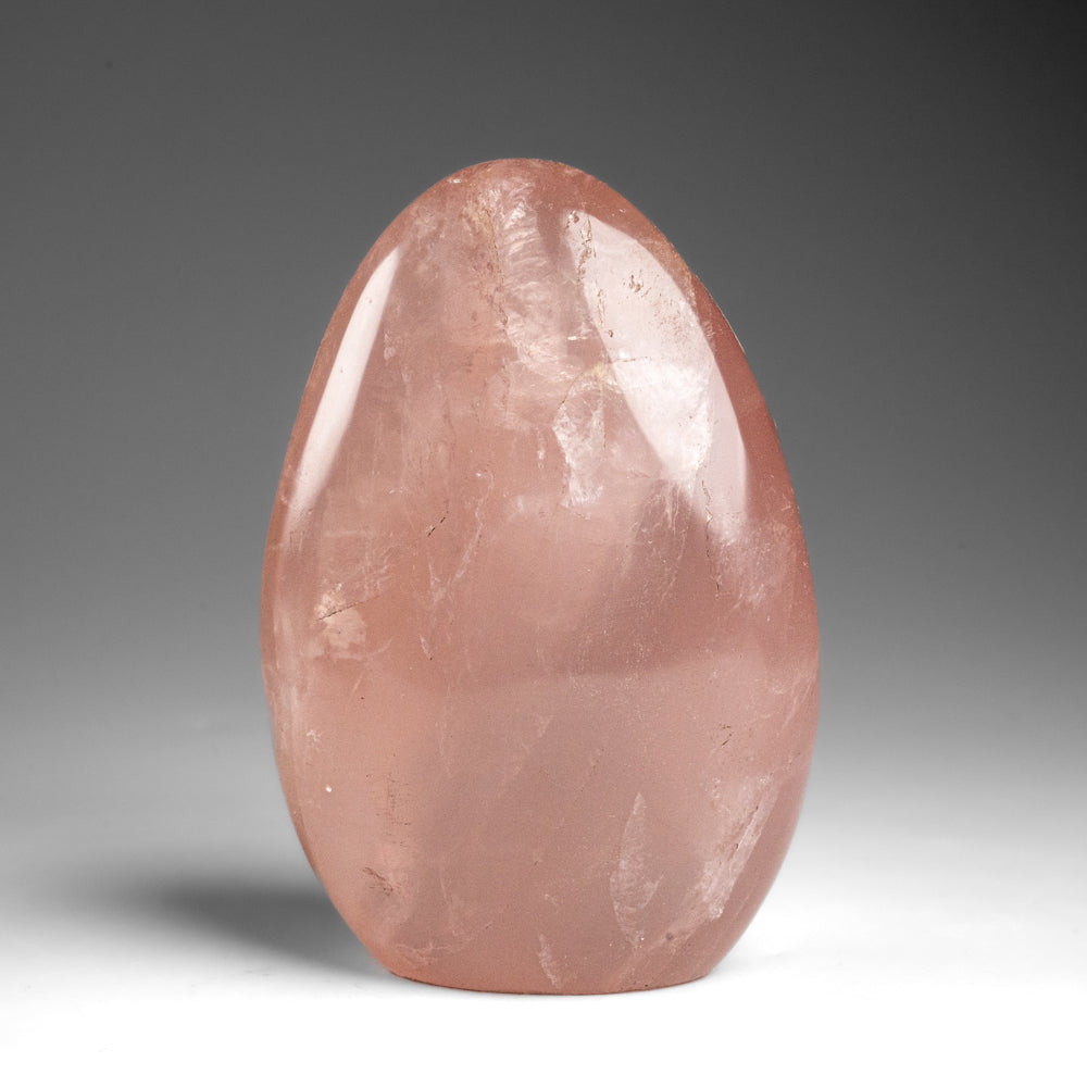 Polished Rose Quartz Freeform From Madagascar (1.1 lbs)